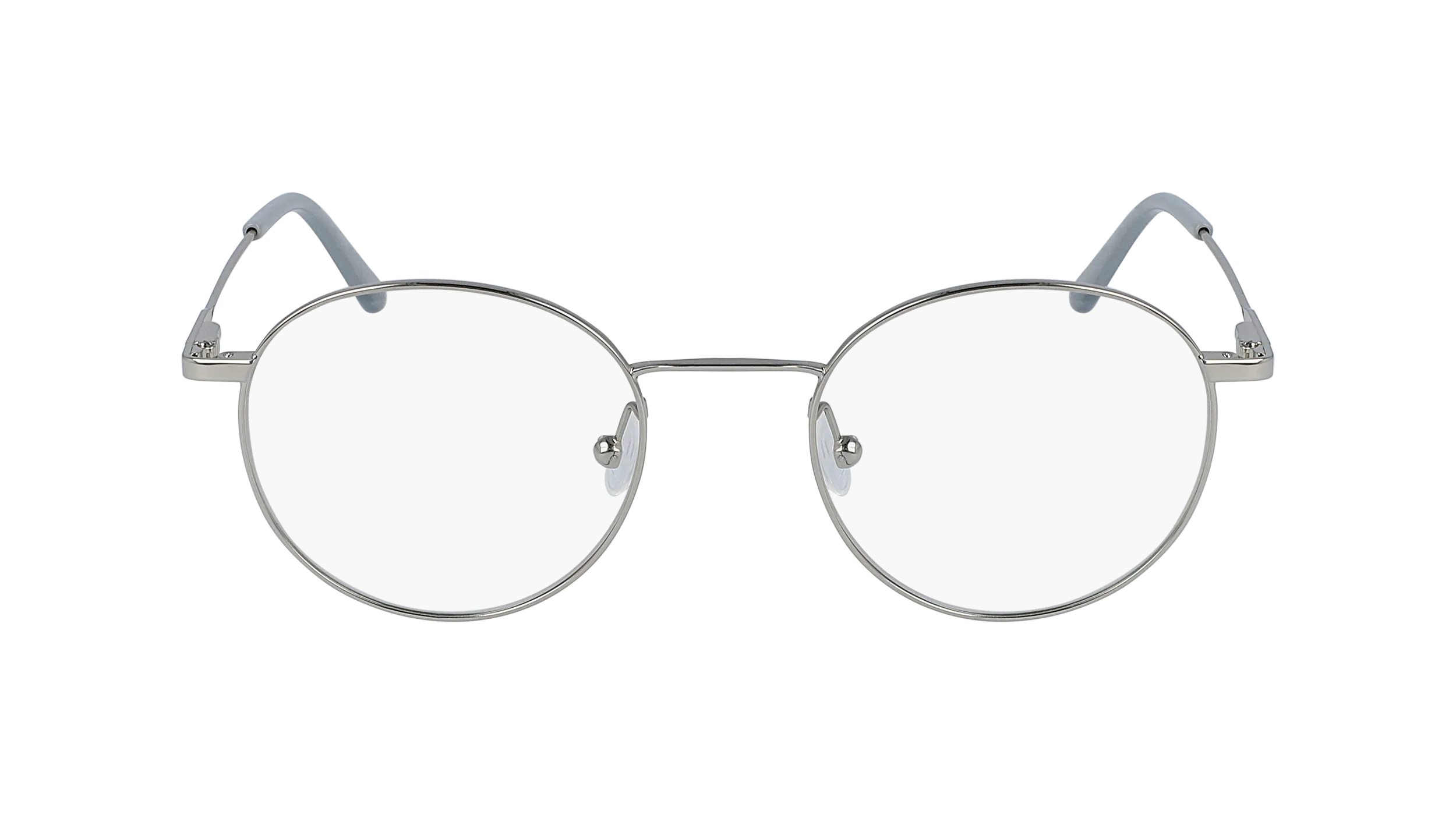 Calvin Klein CK19119 045 Montature da vista Metallo Argento Rotonda Normale Fotocromatiche - immagine 2