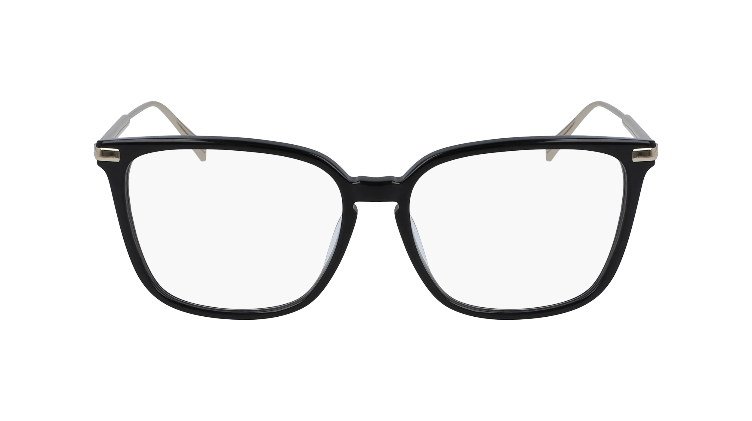 LONGCHAMP LO2661 001 Montature da vista Acetato Nero Squadrata Normale Fotocromatiche - immagine 2