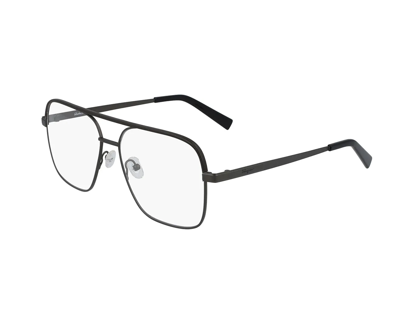 Ferragamo SF2199L 43032 037 Montature da vista Metallo Grigio Squadrata - immagine 1
