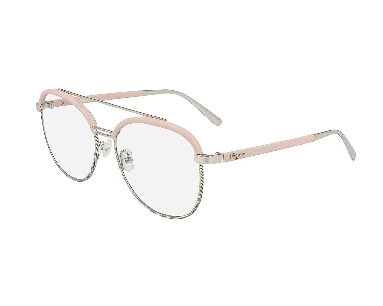 Ferragamo SF2195L 42914 718 Montature da vista Metallo Oro Pilot - immagine 1