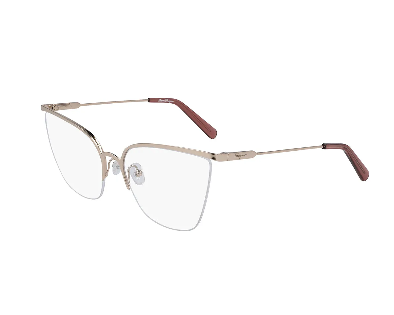 Ferragamo SF2197 42905 716 Montature da vista Metallo Oro Farfalla - immagine 1