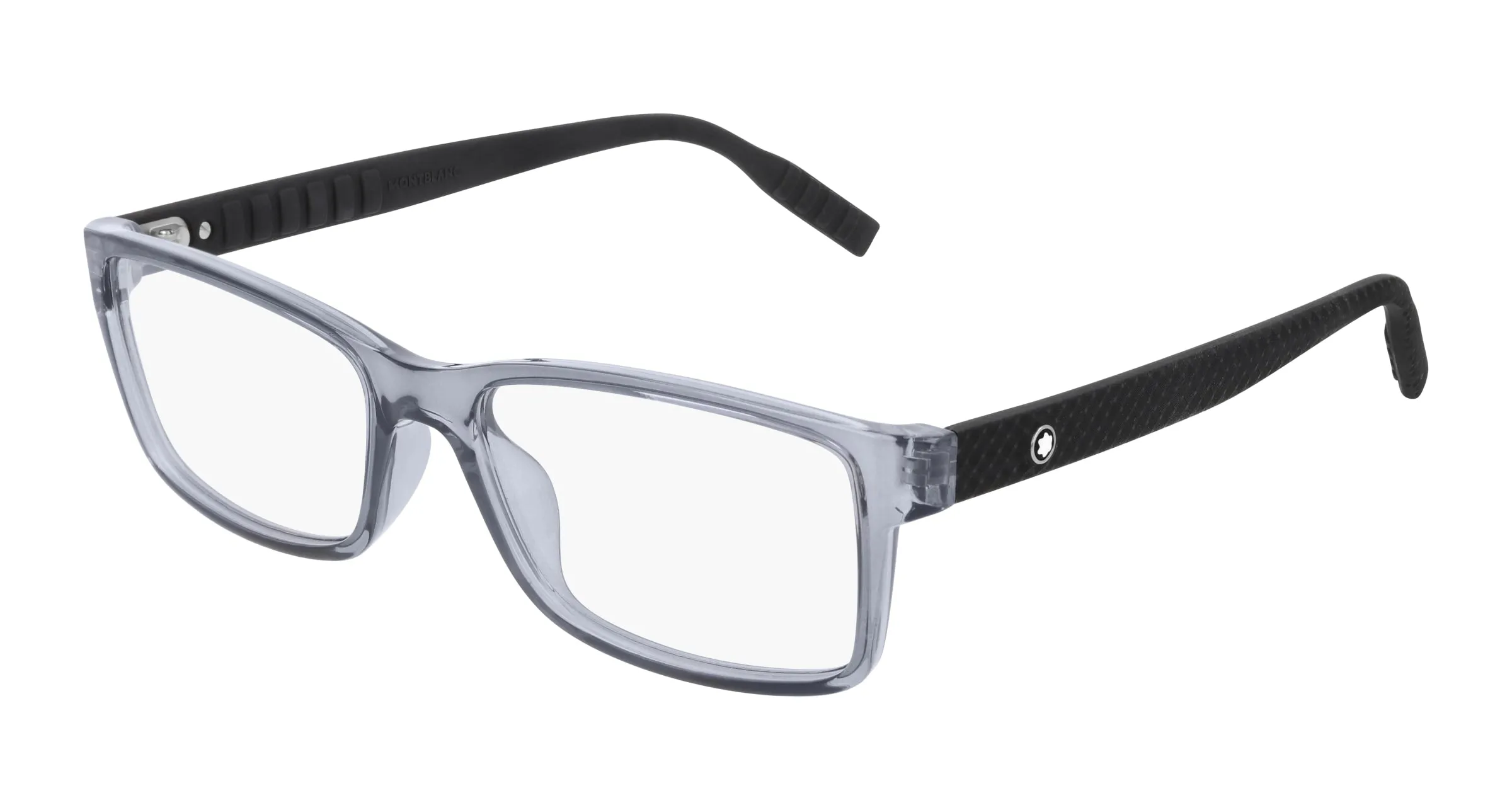 Montblanc MB0066O 003 Montature da vista Plastica Grigio Squadrata - immagine 1