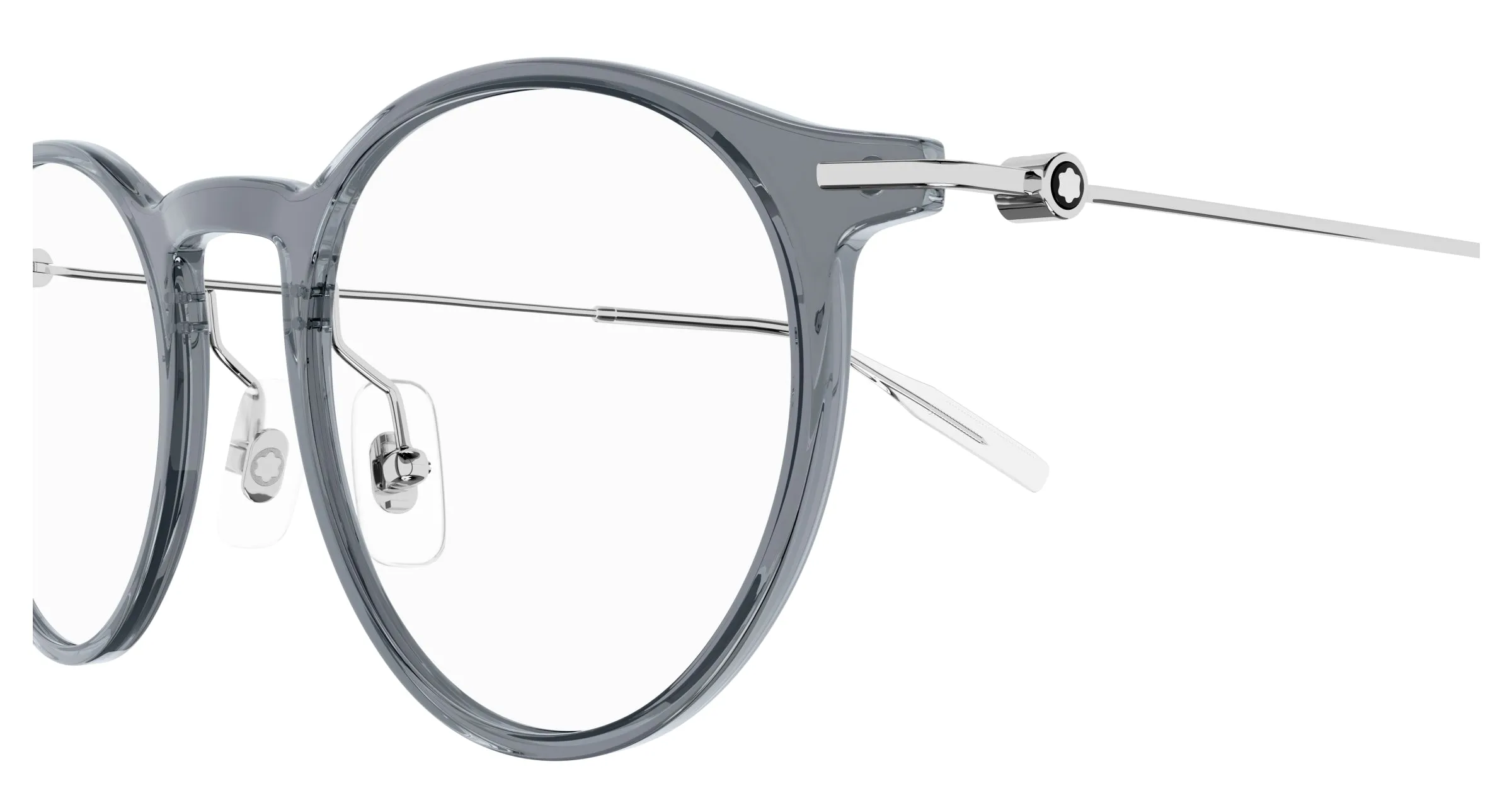 Montblanc MB0099O 001 Montature da vista Plastica Grigio Pantos - immagine 3