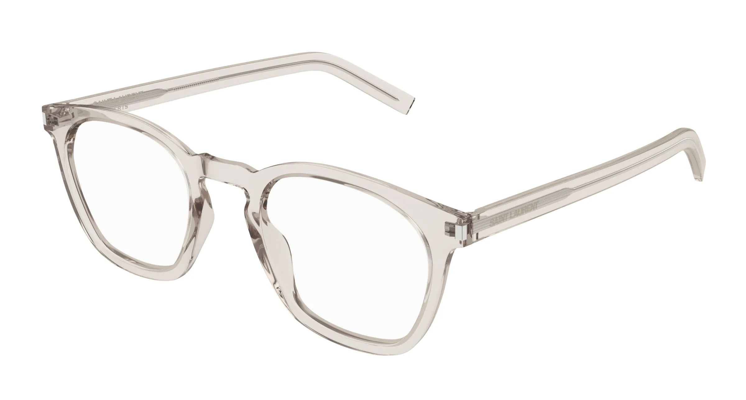 SAINT LAURENT SL 30 SLIM 004 Montature da vista Acetato Trasparente Squadrata - immagine 1