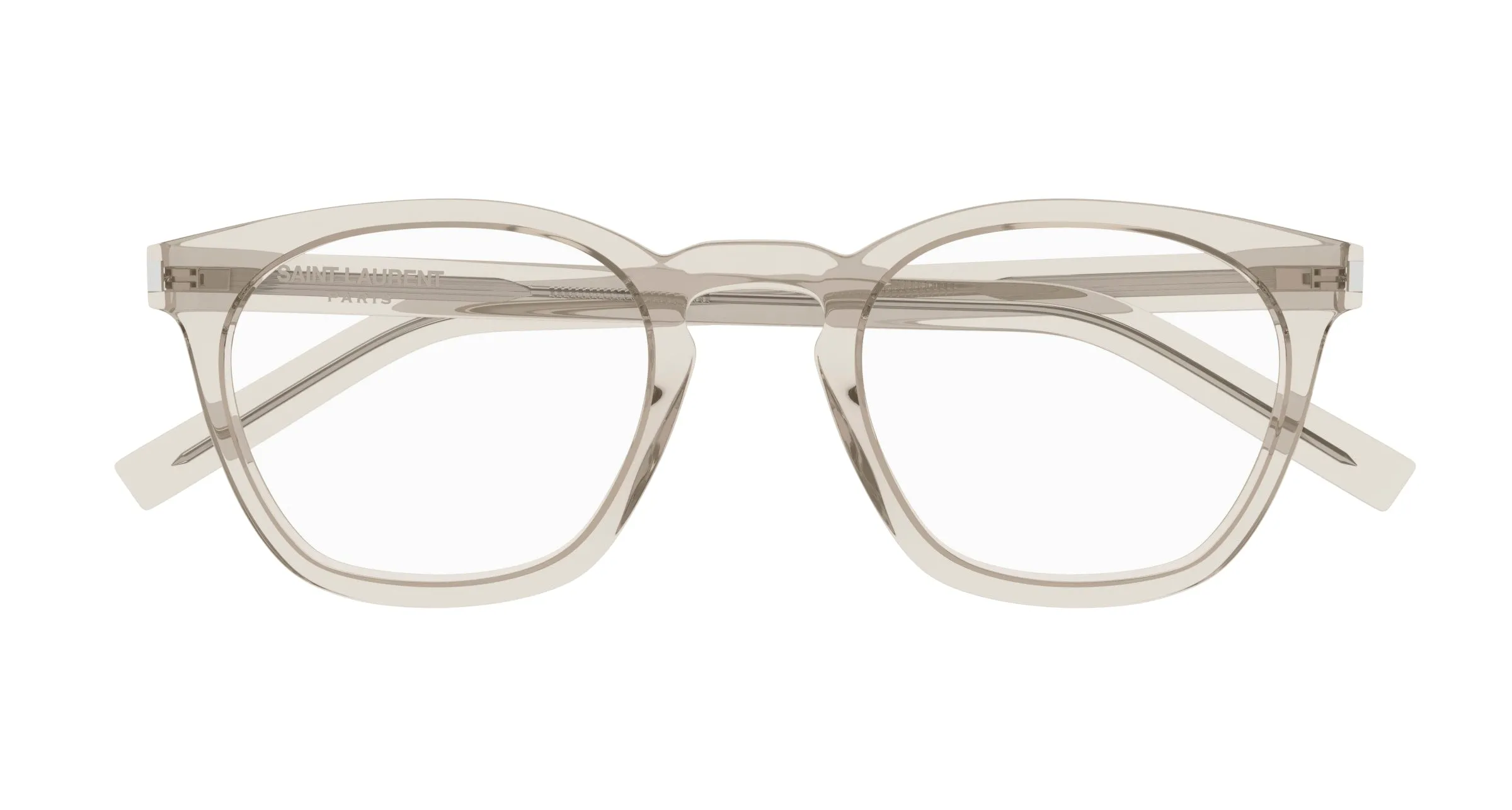 SAINT LAURENT SL 30 SLIM 004 Montature da vista Acetato Trasparente Squadrata - immagine 2