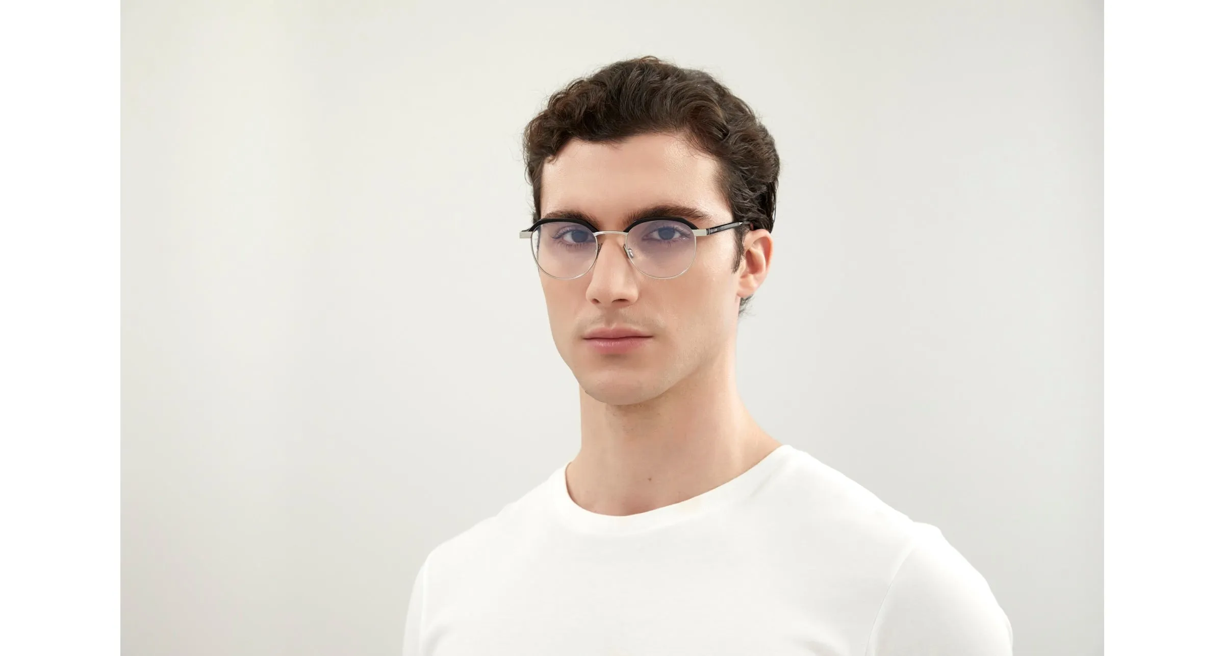 SAINT LAURENT SL 124 001 Montature da vista Metallo Nero Rotonda - immagine 2