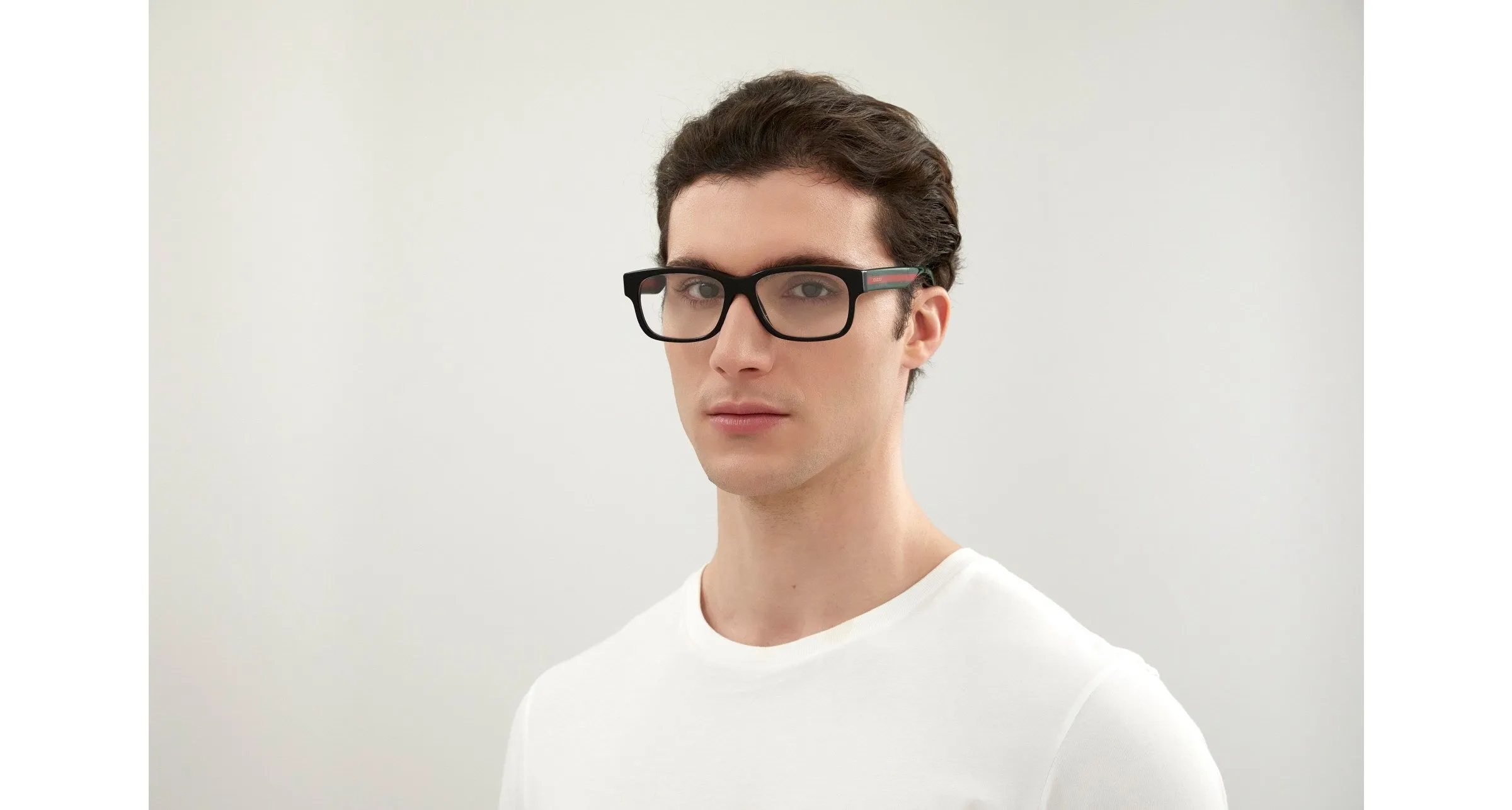 Gucci GG0343O 007 Montature da vista Acetato Nero Squadrata - immagine 2