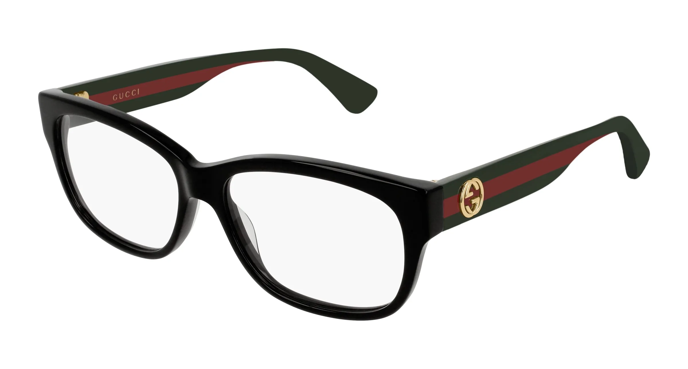 Gucci GG0278O 011 Montature da vista Acetato Nero Squadrata - immagine 1