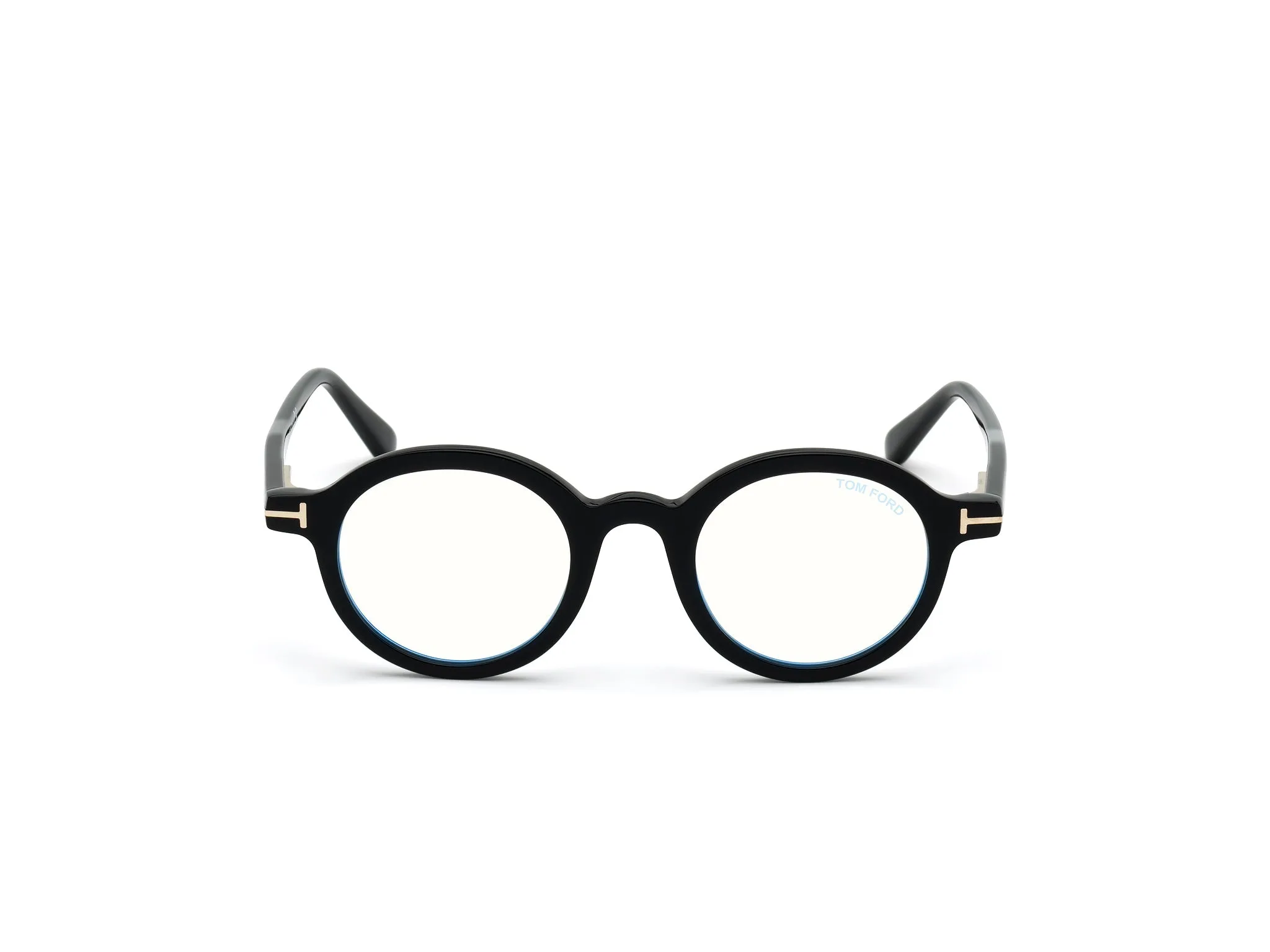 TOM FORD FT5664-B 1 Montature da vista Acetato Nero Rotonda Normale - immagine 2