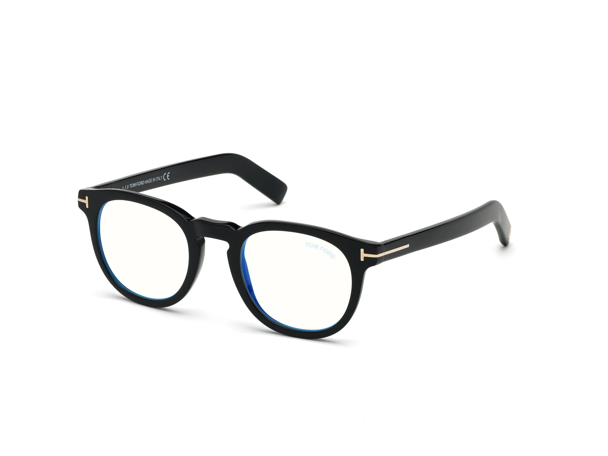 TOM FORD FT5629-B 1 Montature da vista Acetato Nero Rotonda Normale - immagine 1
