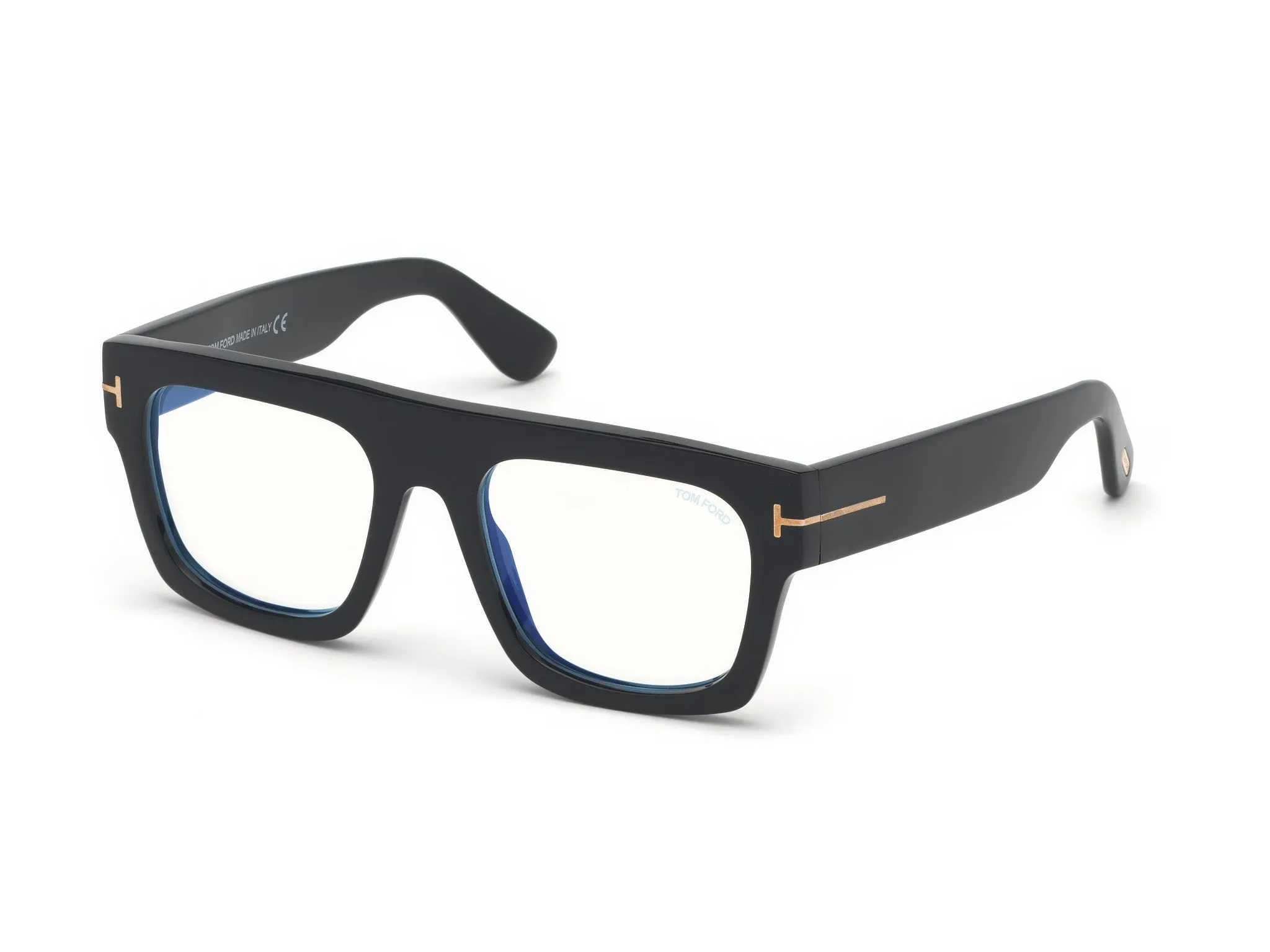 TOM FORD FT5634-B 1 Montature da vista Acetato Nero Geometrica Normale - immagine 1