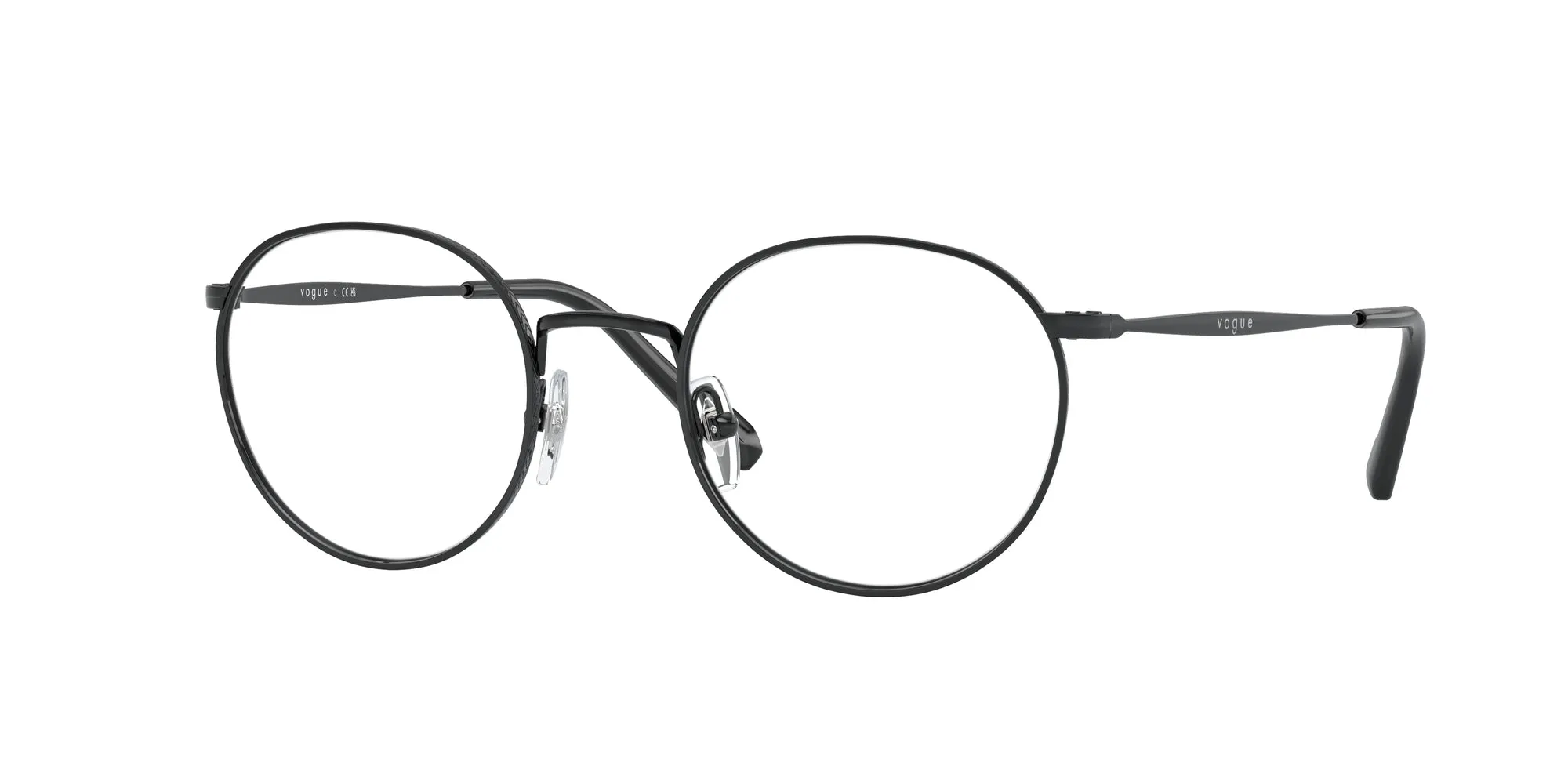 VOGUE EYEWEAR VO4183 352 Montature da vista Metallo Nero Trasparente Pantos Normale - immagine 1