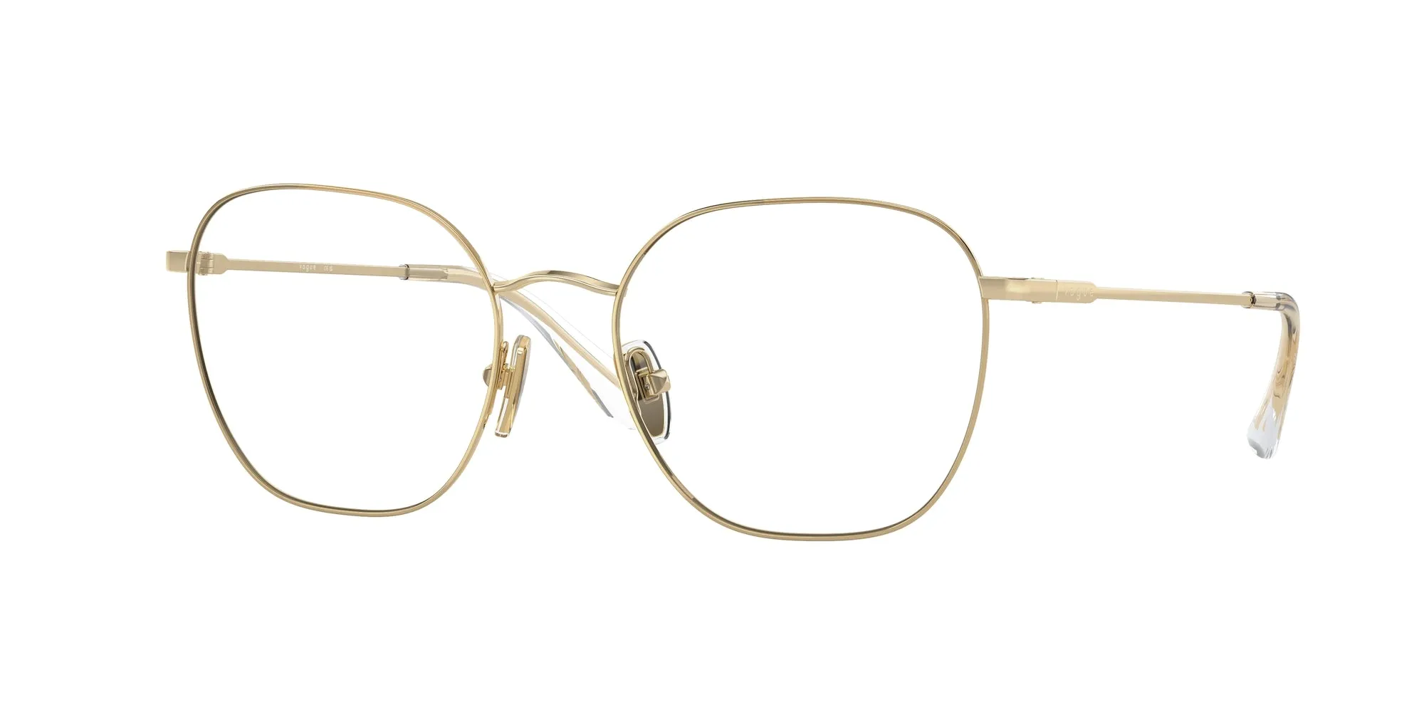 VOGUE EYEWEAR VO4178 848 Montature da vista Metallo Oro Squadrata Normale - immagine 1