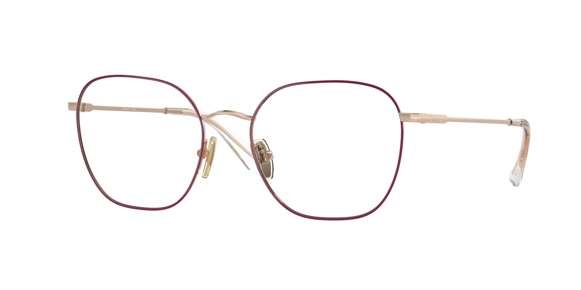 VOGUE EYEWEAR VO4178 5089 Montature da vista Metallo Viola Squadrata Normale - immagine 1