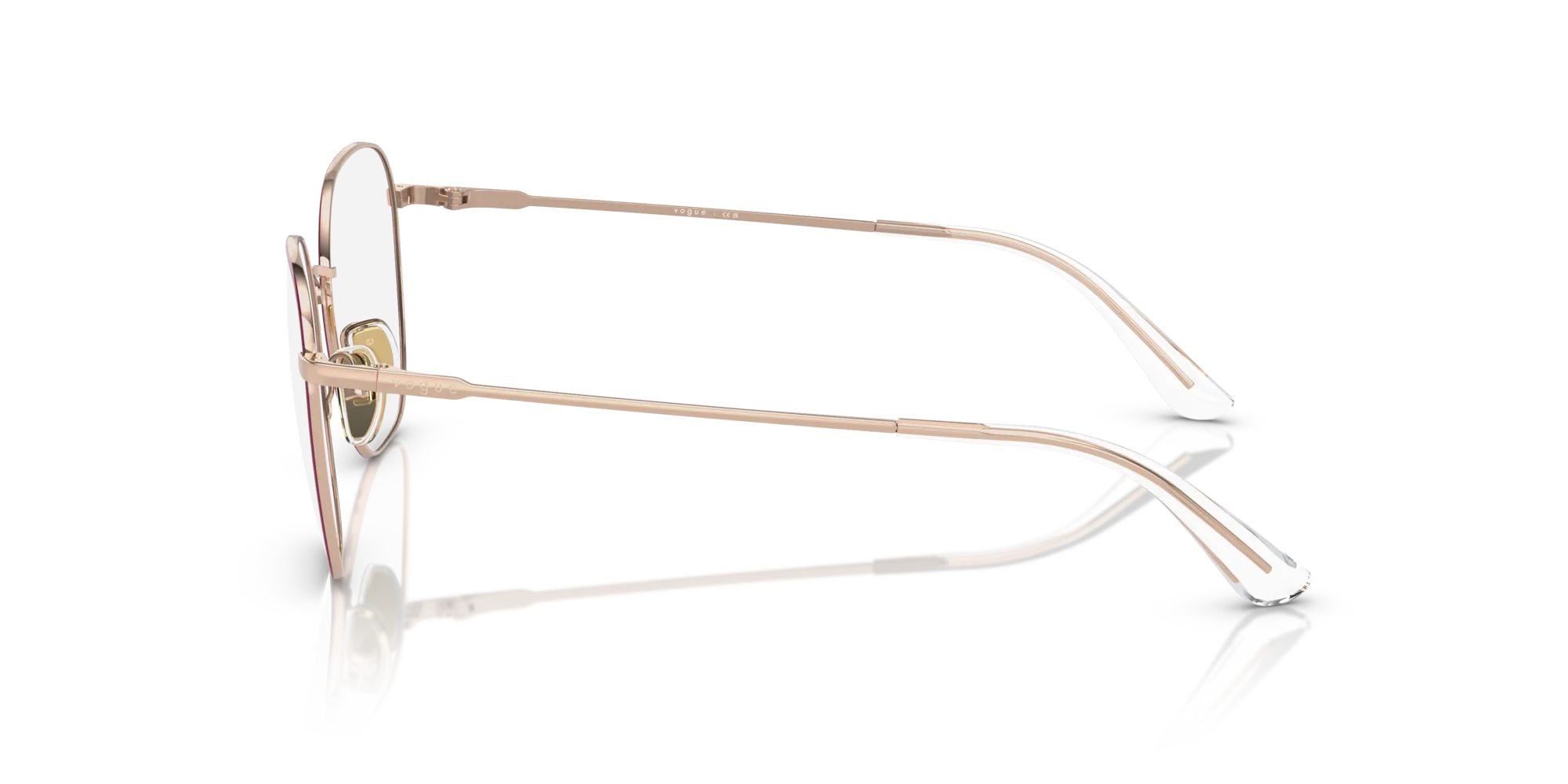 VOGUE EYEWEAR VO4178 5089 Montature da vista Metallo Viola Squadrata Normale - immagine 4