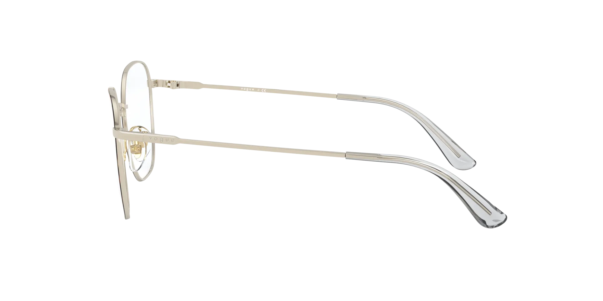 VOGUE EYEWEAR VO4178 5078 Montature da vista Metallo Marrone Squadrata Normale - immagine 3