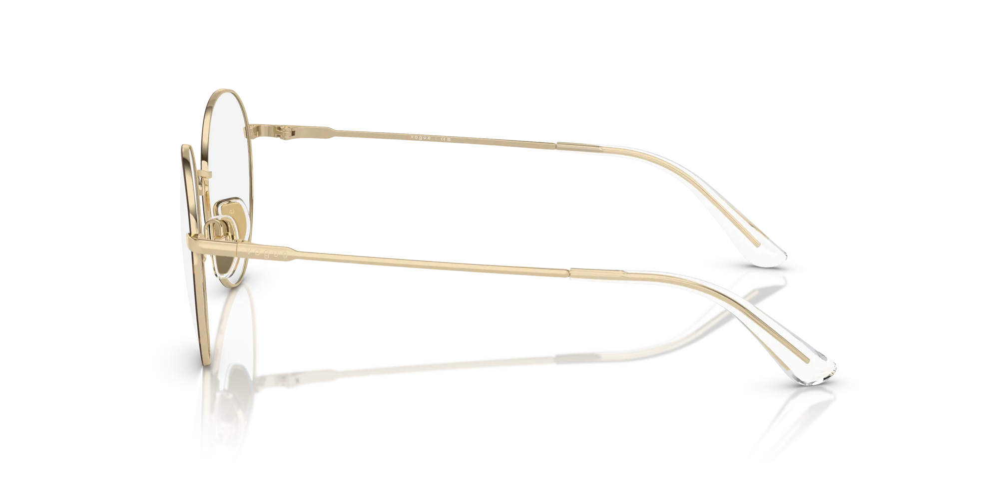 VOGUE EYEWEAR VO4177 5078 Montature da vista Metallo Marrone Pantos Normale - immagine 4