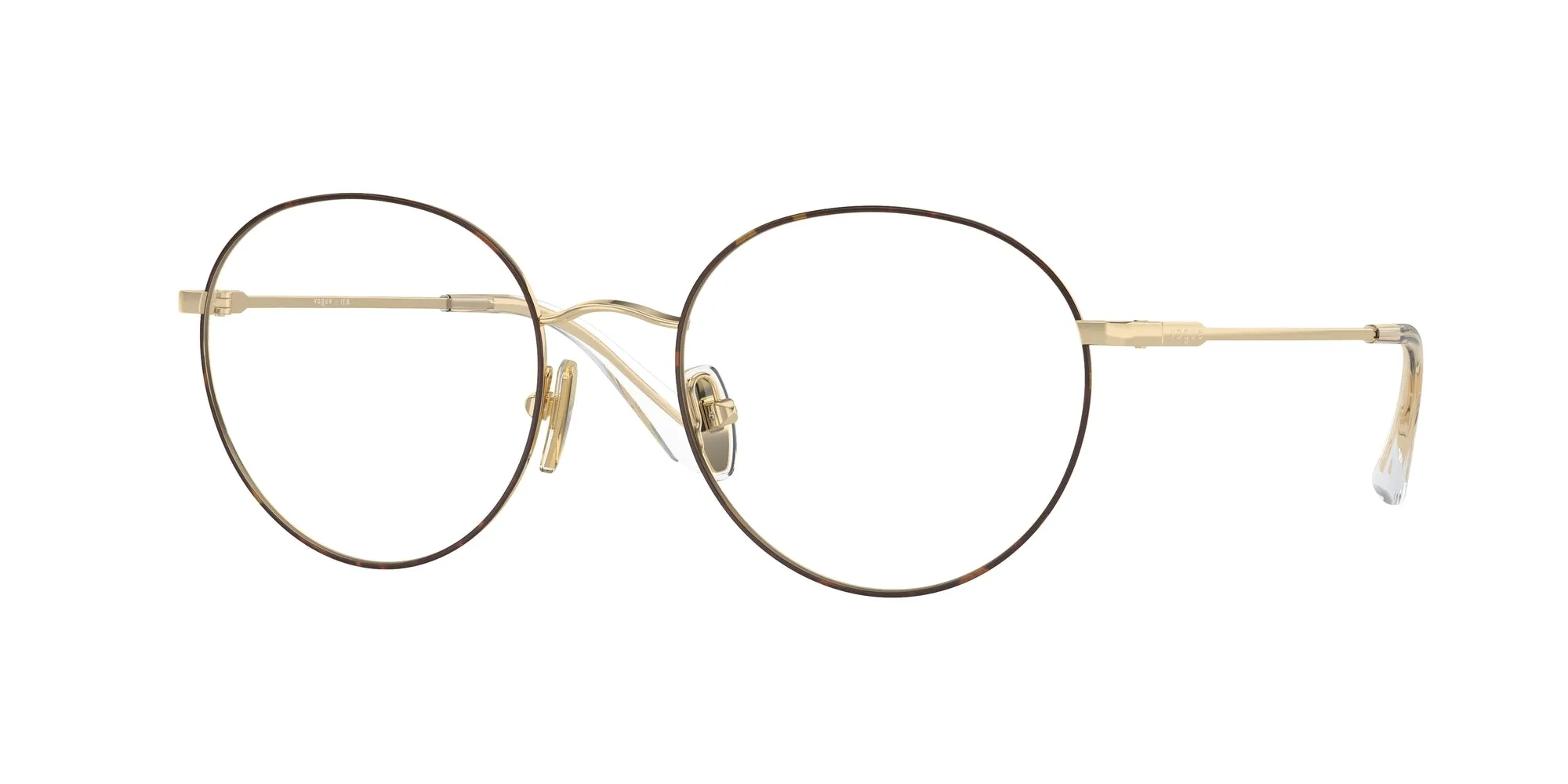 VOGUE EYEWEAR VO4177 5078 Montature da vista Metallo Marrone Pantos Normale - immagine 1