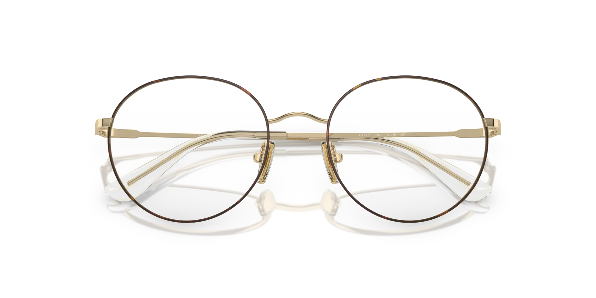 VOGUE EYEWEAR VO4177 5078 Montature da vista Metallo Marrone Pantos Normale - immagine 2