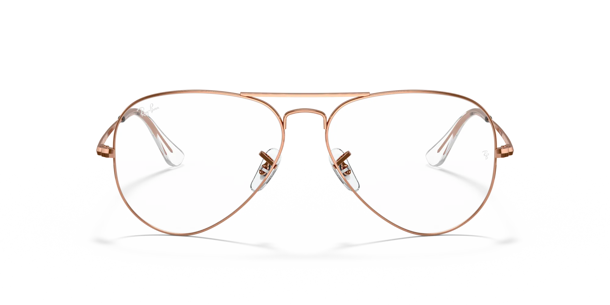 Ray - Ban RX6489 AVIATOR 3094 Montature da vista Metallo Oro Trasparente Pilot Normale - immagine 3