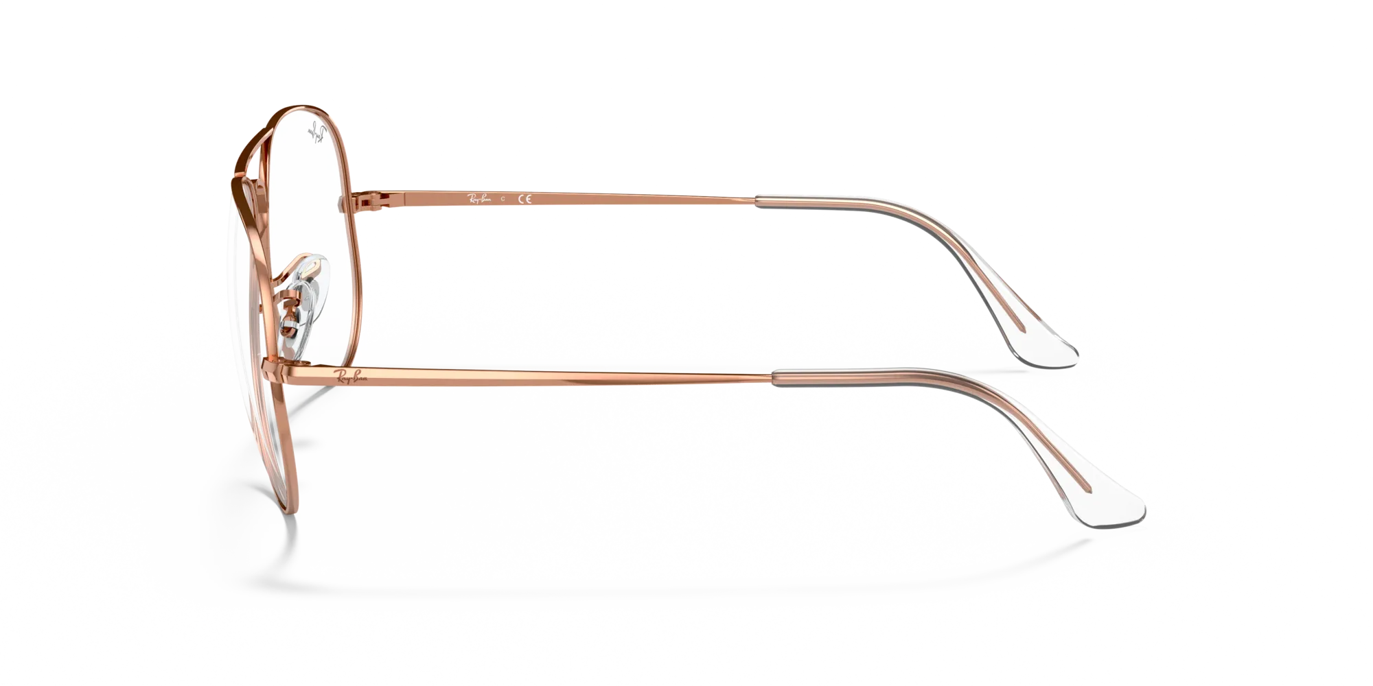 Ray - Ban RX6489 AVIATOR 3094 Montature da vista Metallo Oro Trasparente Pilot Normale - immagine 4