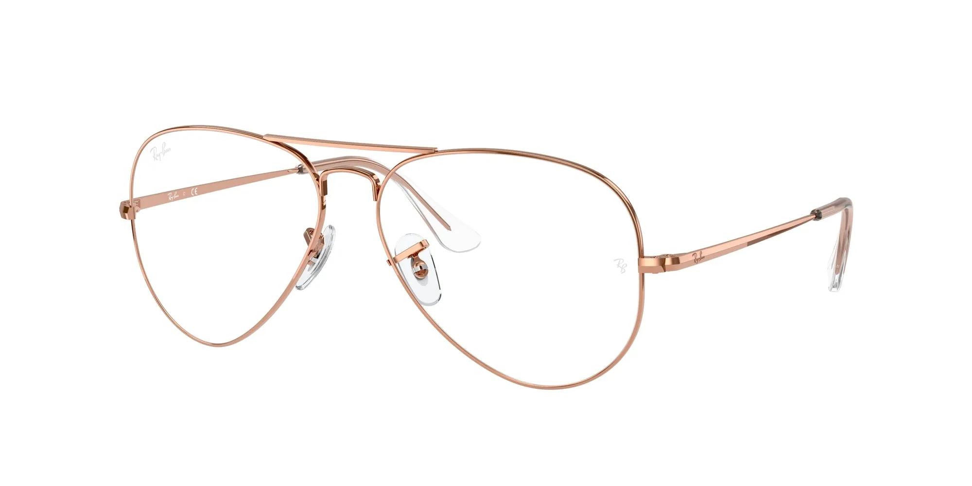Ray - Ban RX6489 AVIATOR 3094 Montature da vista Metallo Oro Trasparente Pilot Normale - immagine 1