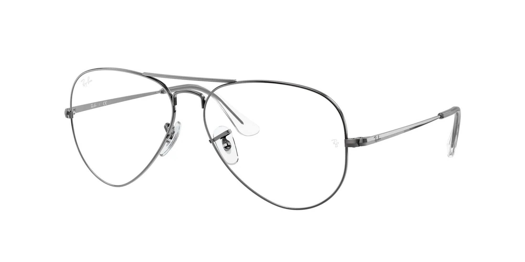 Ray - Ban RX6489 AVIATOR 2502 Montature da vista Metallo Grigio Trasparente Pilot Normale - immagine 1