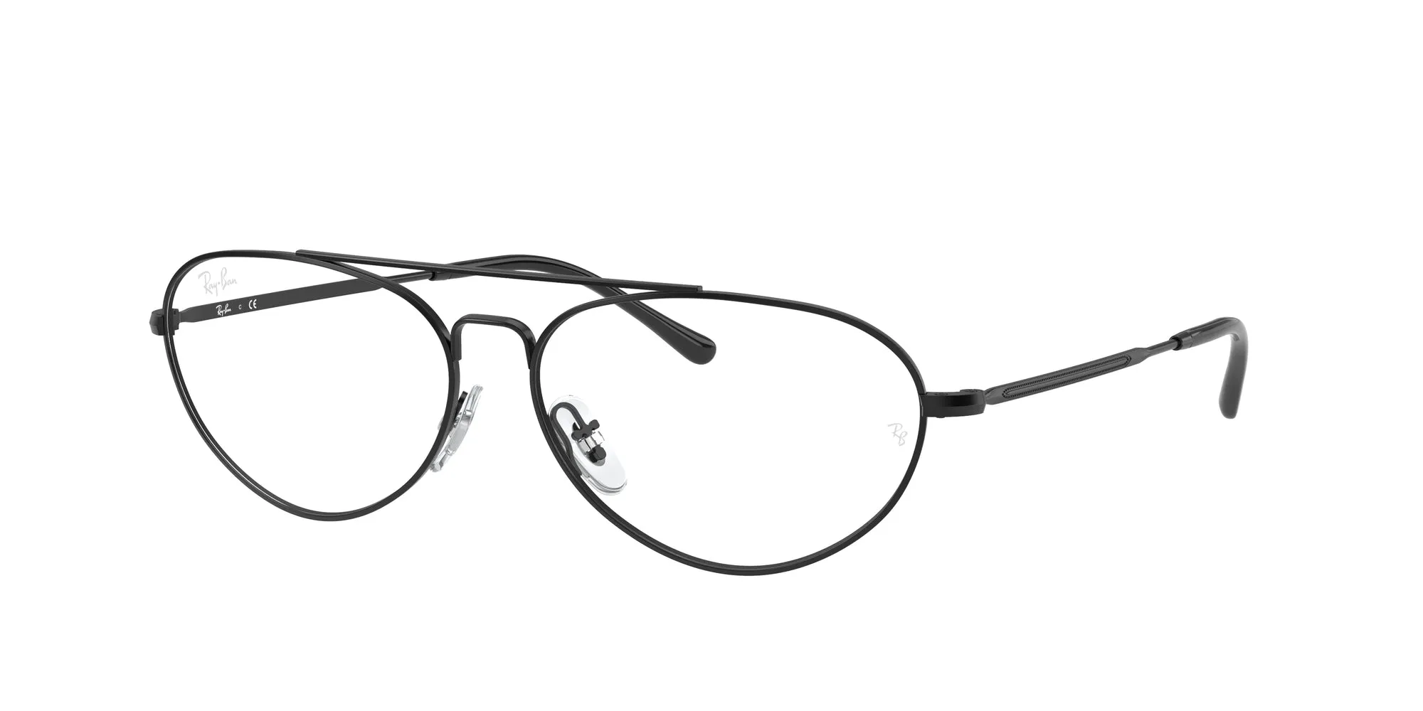 Ray - Ban RX6454 2509 Montature da vista Metallo Nero Rotonda - immagine 1