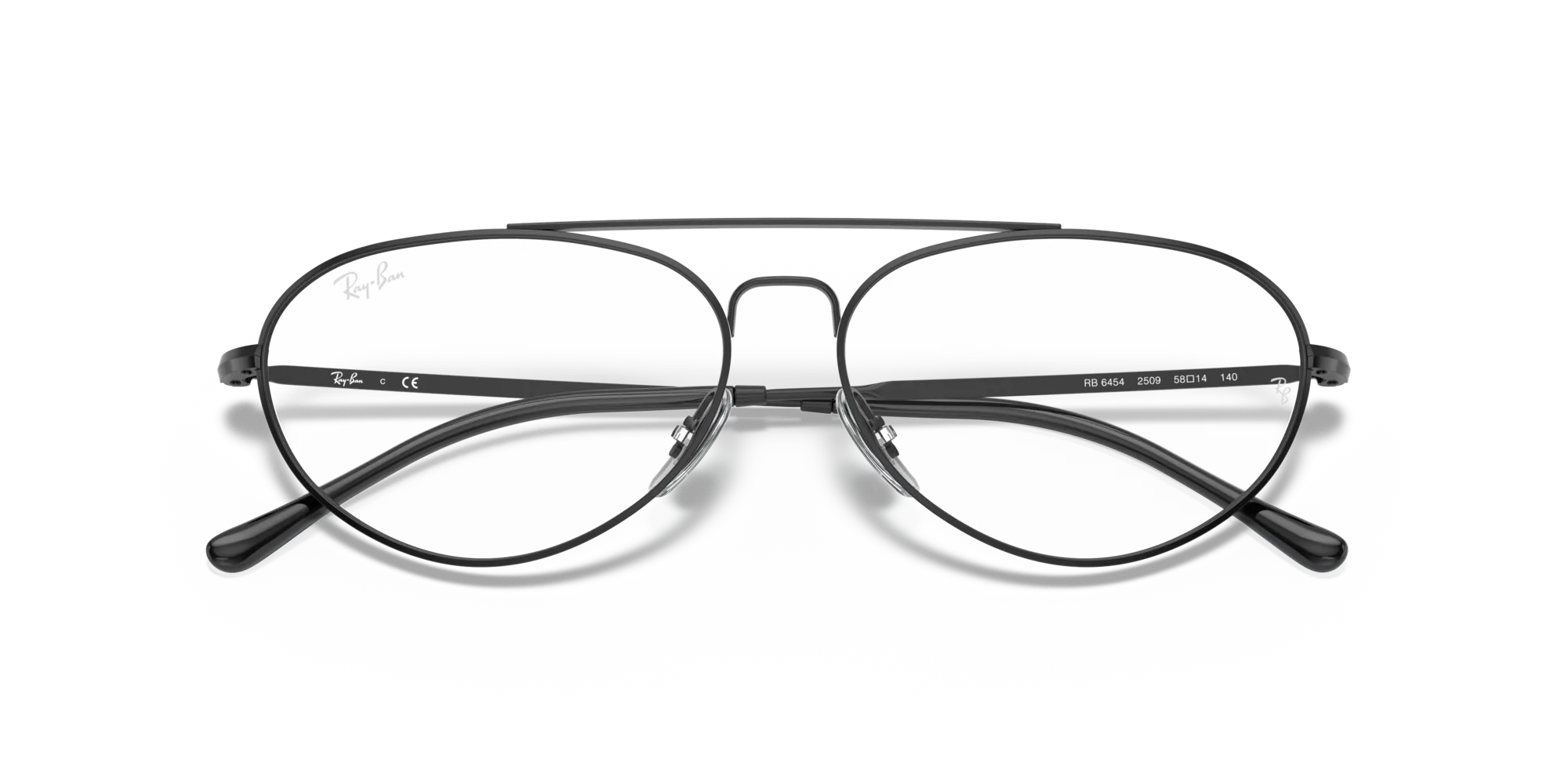 Ray - Ban RX6454 2509 Montature da vista Metallo Nero Rotonda - immagine 2