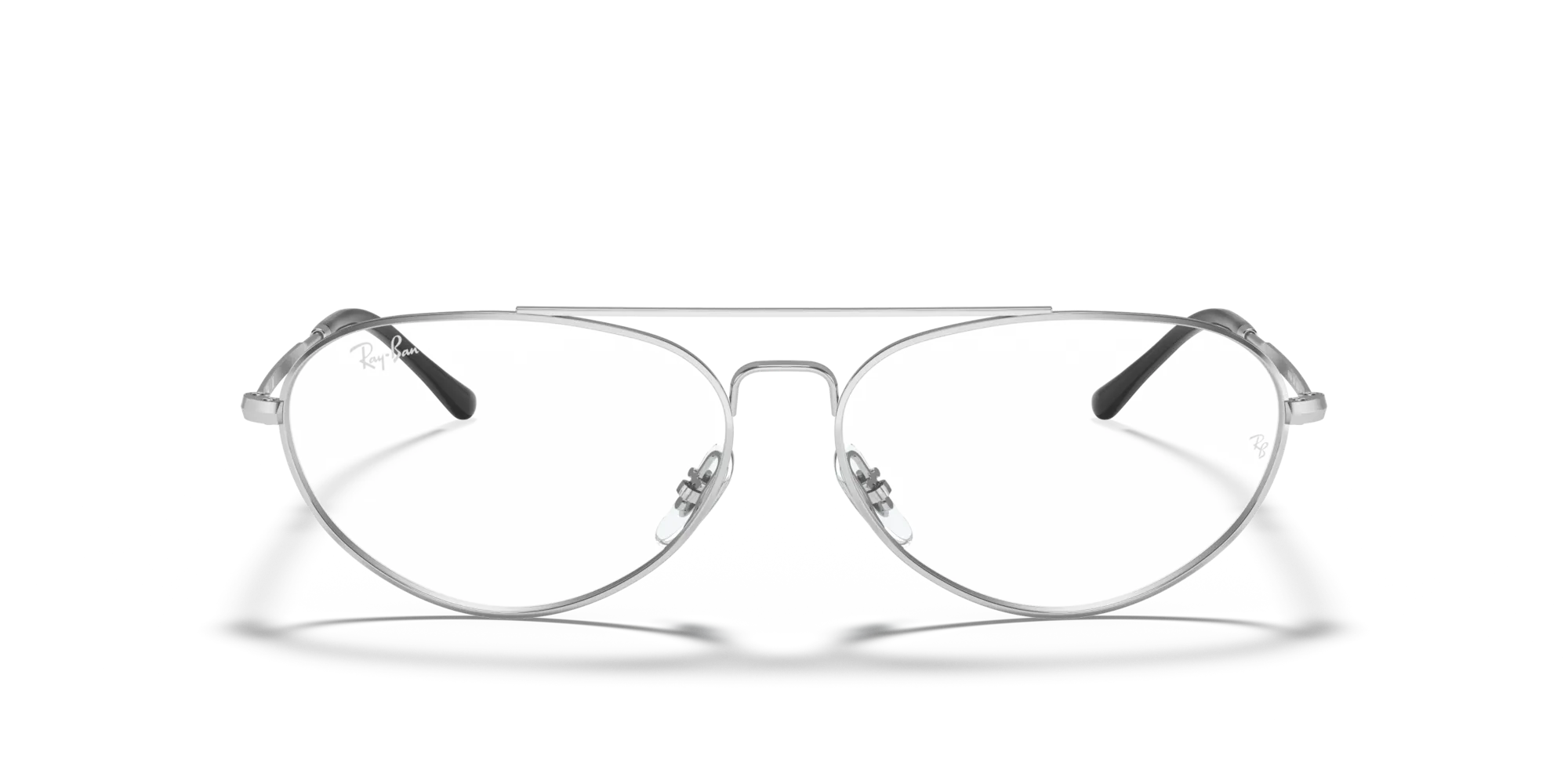 Ray - Ban RX6454 2501 Montature da vista Metallo Argento Rotonda - immagine 3