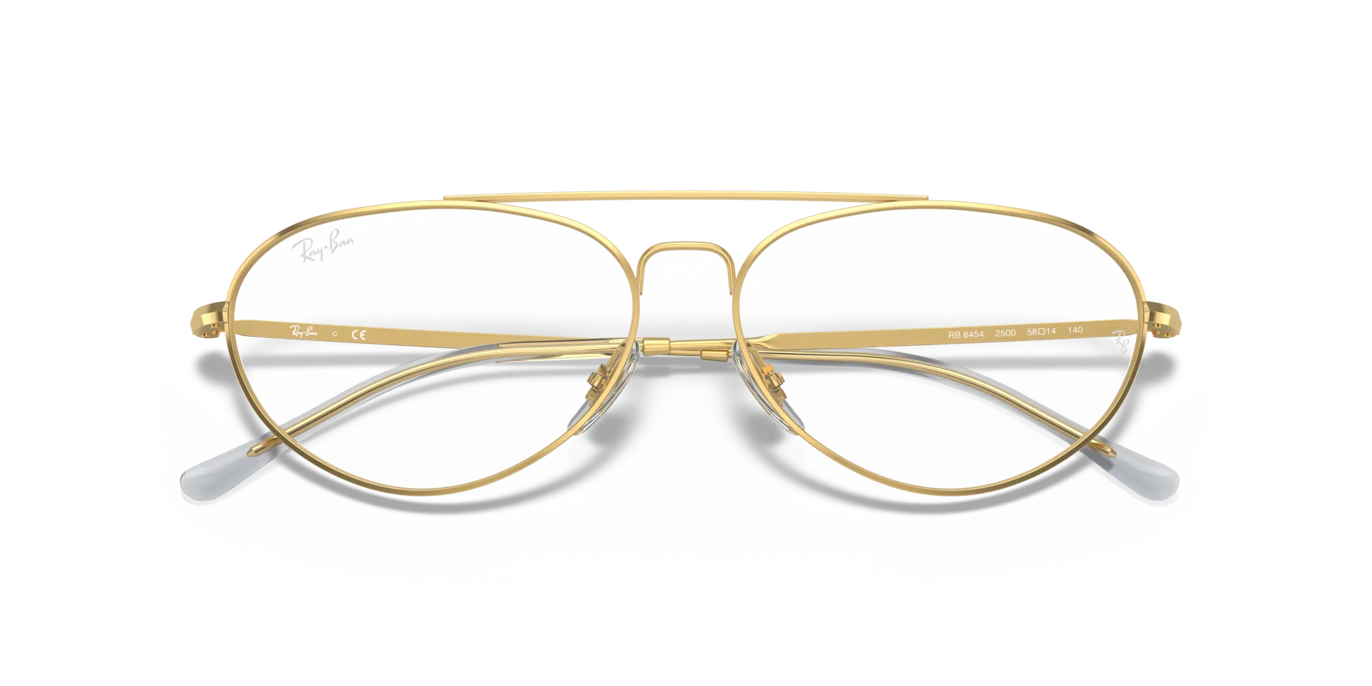 Ray - Ban RX6454 2500 Montature da vista Metallo Oro Rotonda - immagine 2