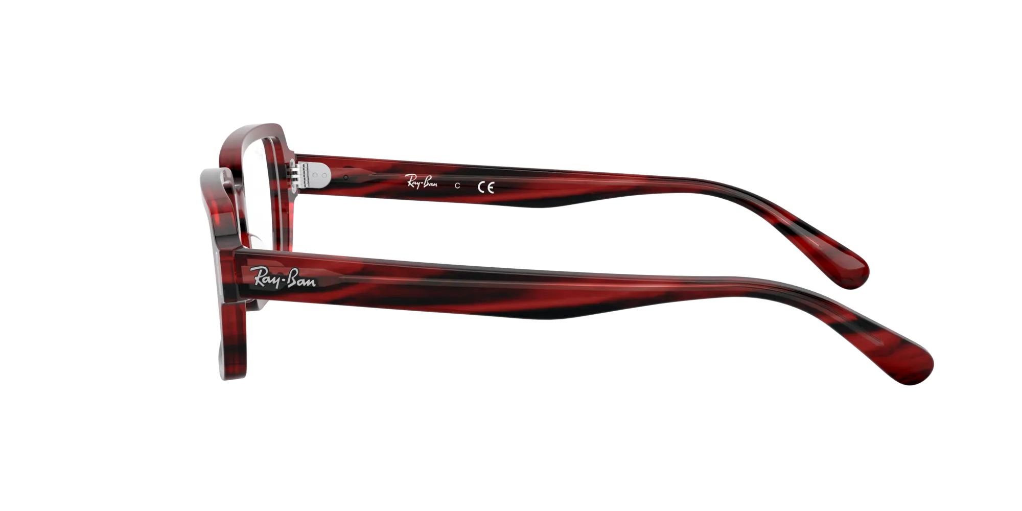 Ray - Ban RX5473 BENJI 8054 Montature da vista Plastica Rosso Squadrata - immagine 3