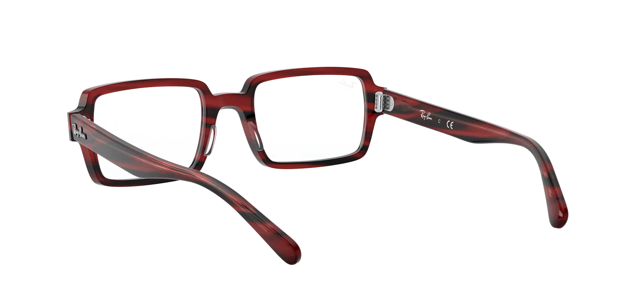 Ray - Ban RX5473 BENJI 8054 Montature da vista Plastica Rosso Squadrata - immagine 4