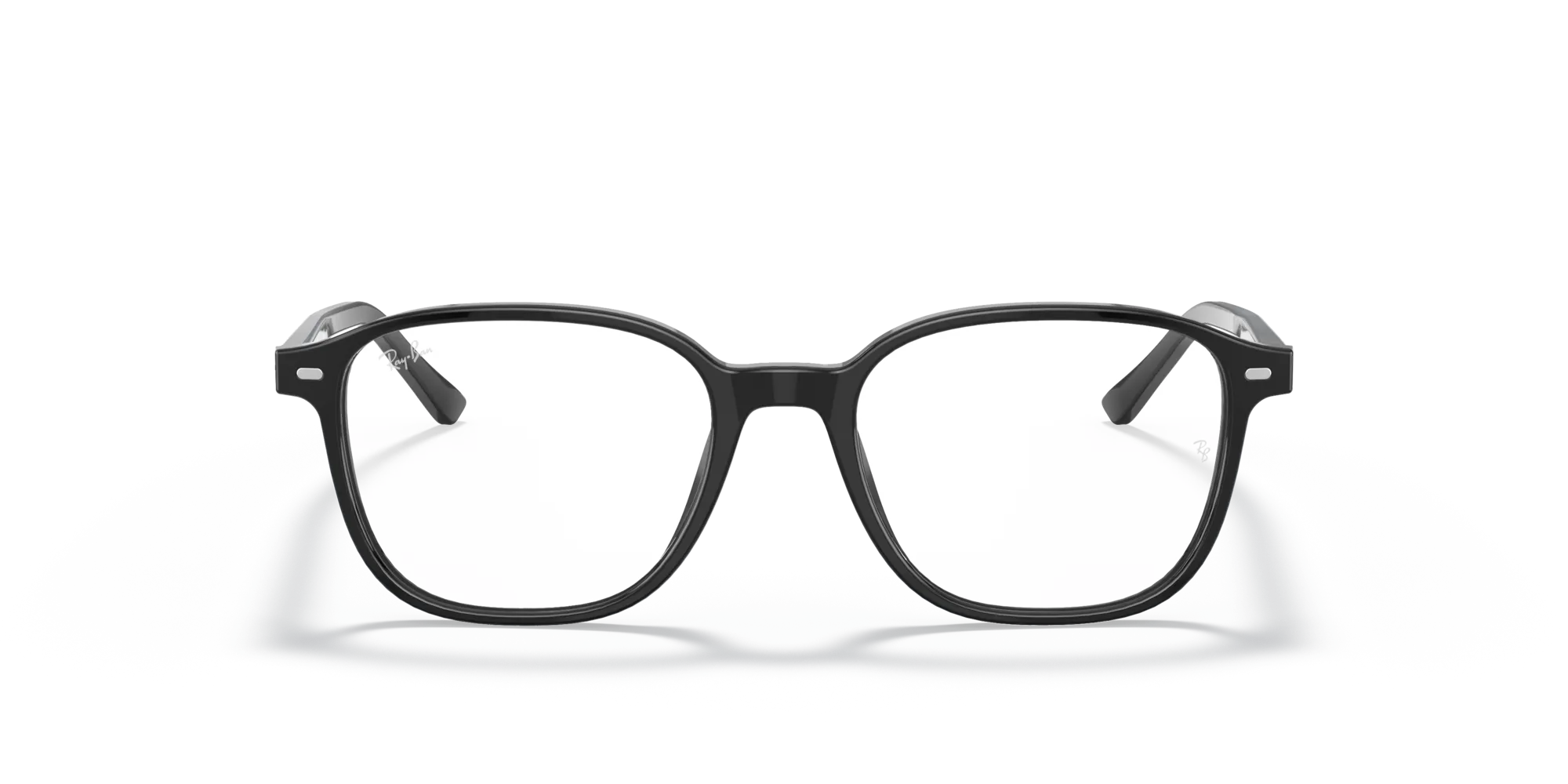 Ray - Ban RX5393 LEONARD 2000 Montature da vista Acetato Nero Trasparente Squadrata Normale - immagine 3
