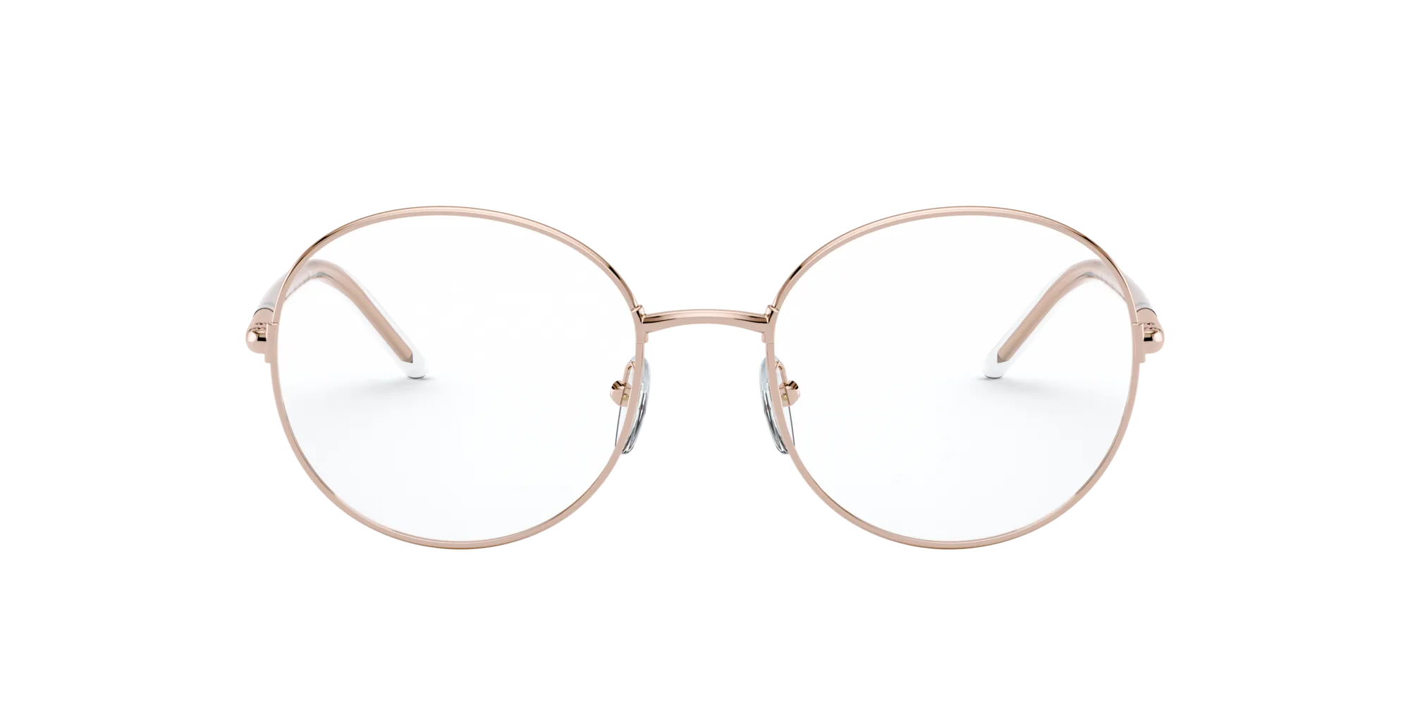 Prada PR 55WV SVF1O1 Montature da vista Metallo Rosa Rotonda - immagine 2