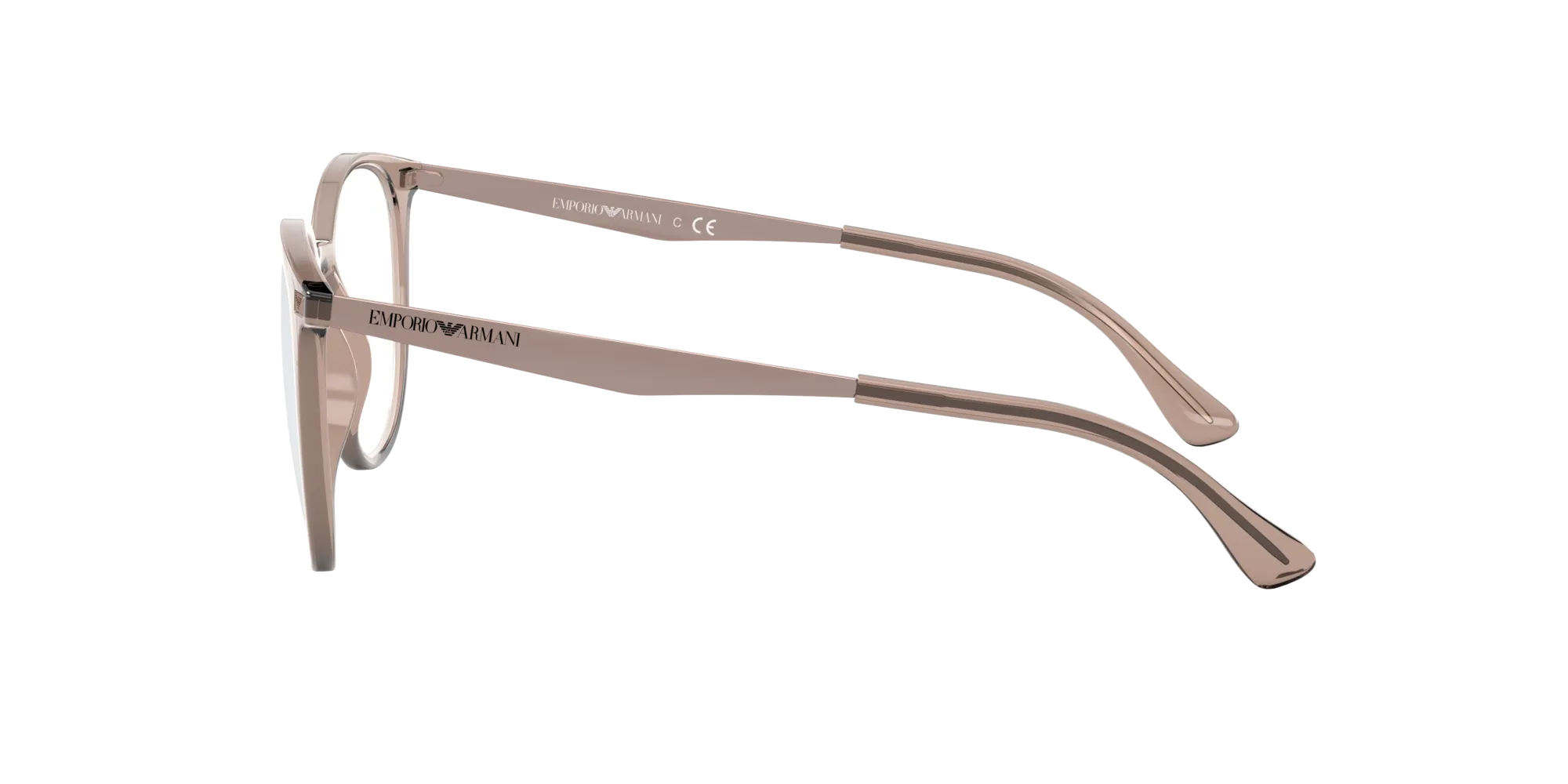 Emporio Armani EA3168 5850 Montature da vista Iniettato Marrone Pantos Normale - immagine 3