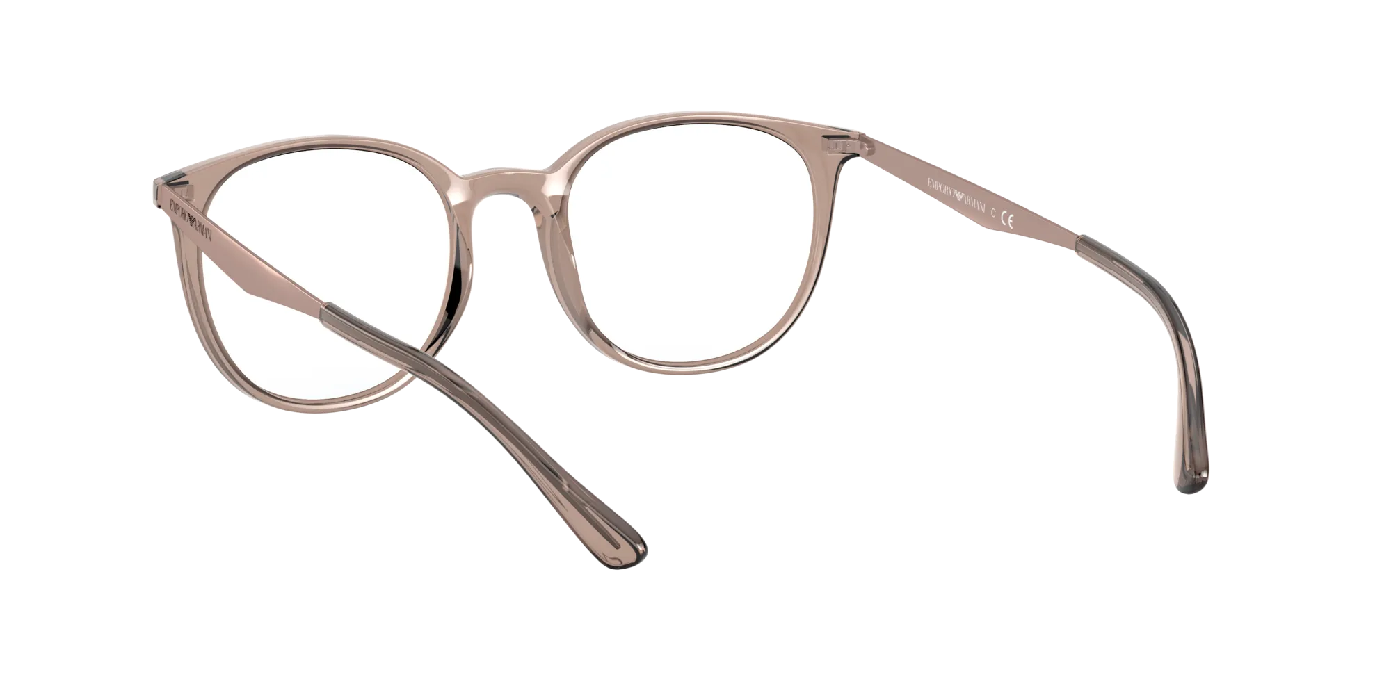 Emporio Armani EA3168 5850 Montature da vista Iniettato Marrone Pantos Normale - immagine 4