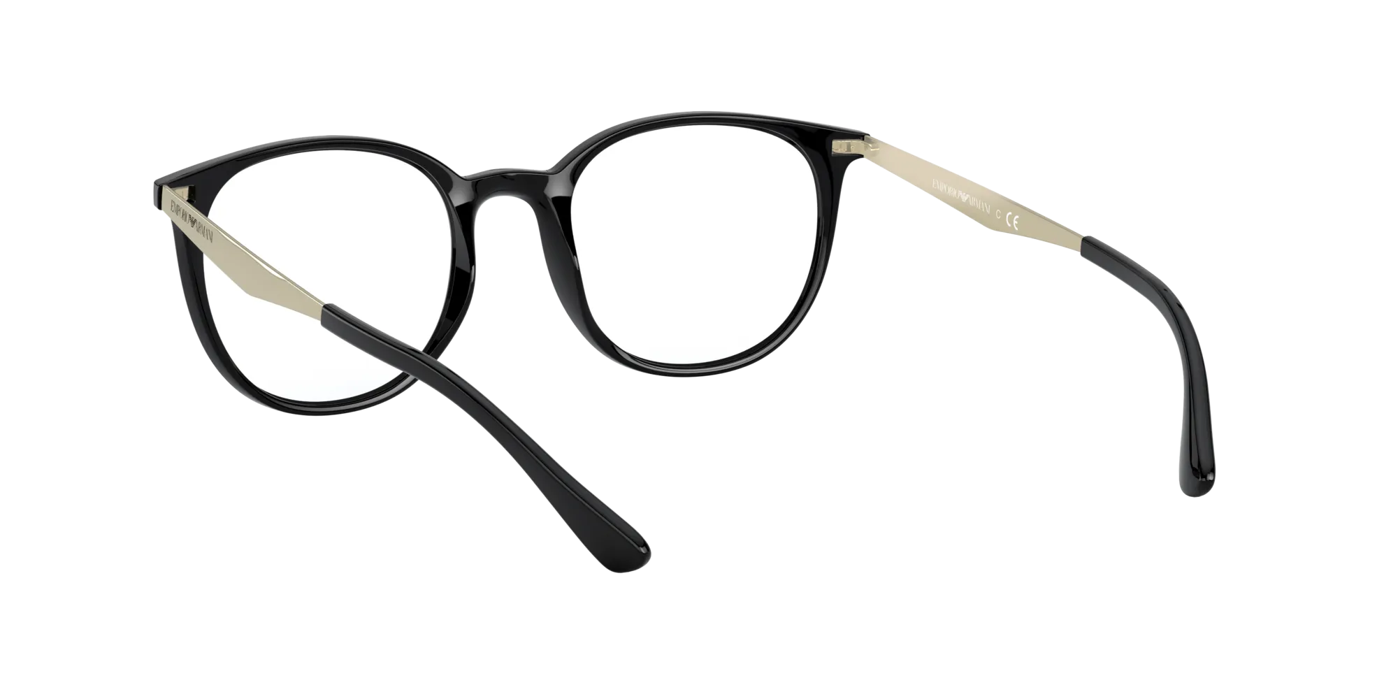 Emporio Armani EA3168 5001 Montature da vista Iniettato Nero Pantos Normale - immagine 4