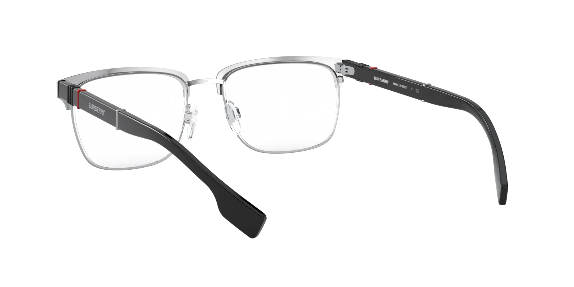 Burberry BE1348 ALBA 1306 Montature da vista Metallo Argento Squadrata Normale - immagine 4
