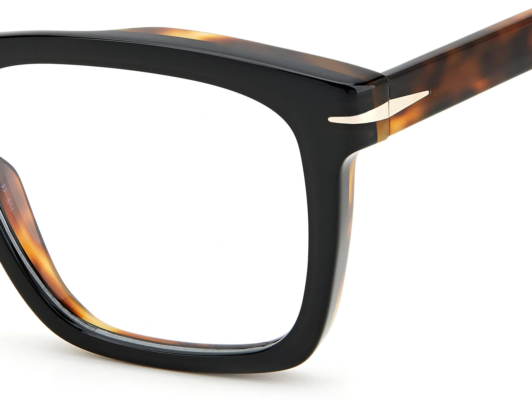 DAVID BECKHAM DB 7020 WR7 Montature da vista Acetato Havana/Nero Squadrata - immagine 3
