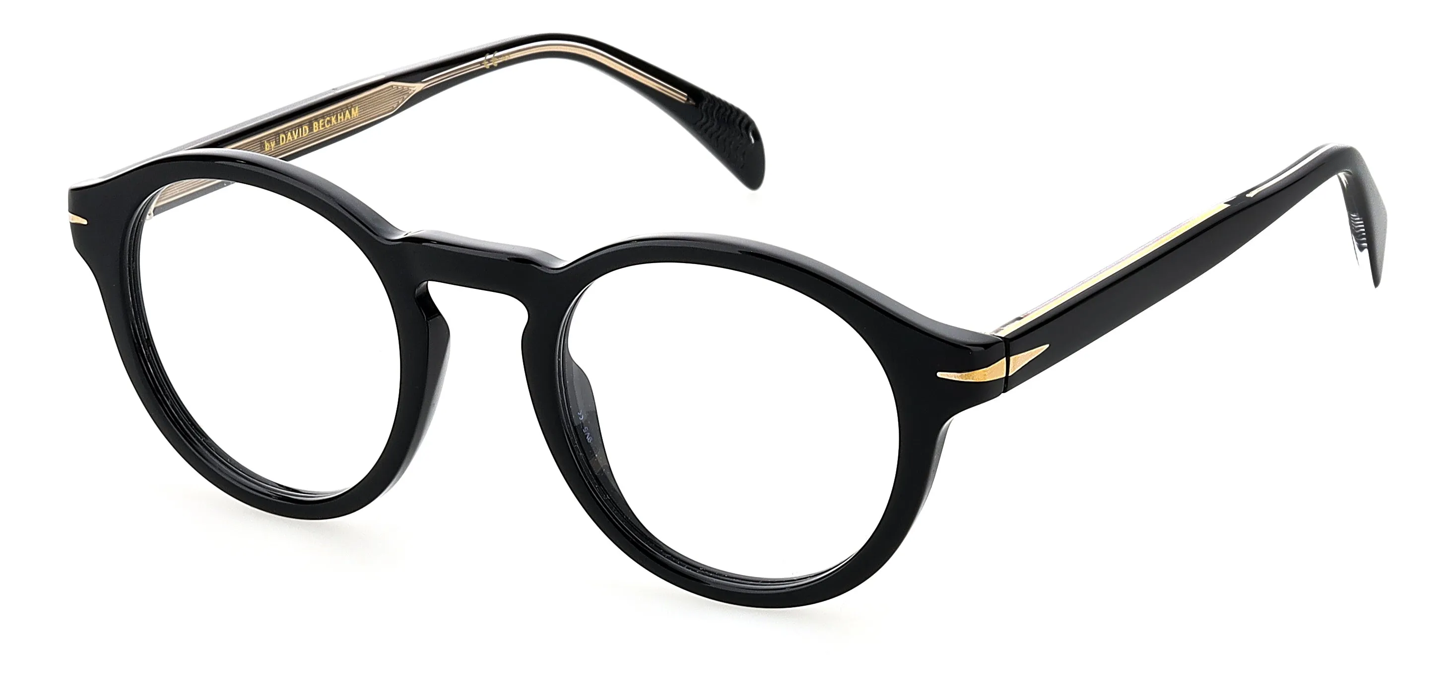 DAVID BECKHAM DB 7010 807 Montature da vista Acetato Nero Rotonda - immagine 1