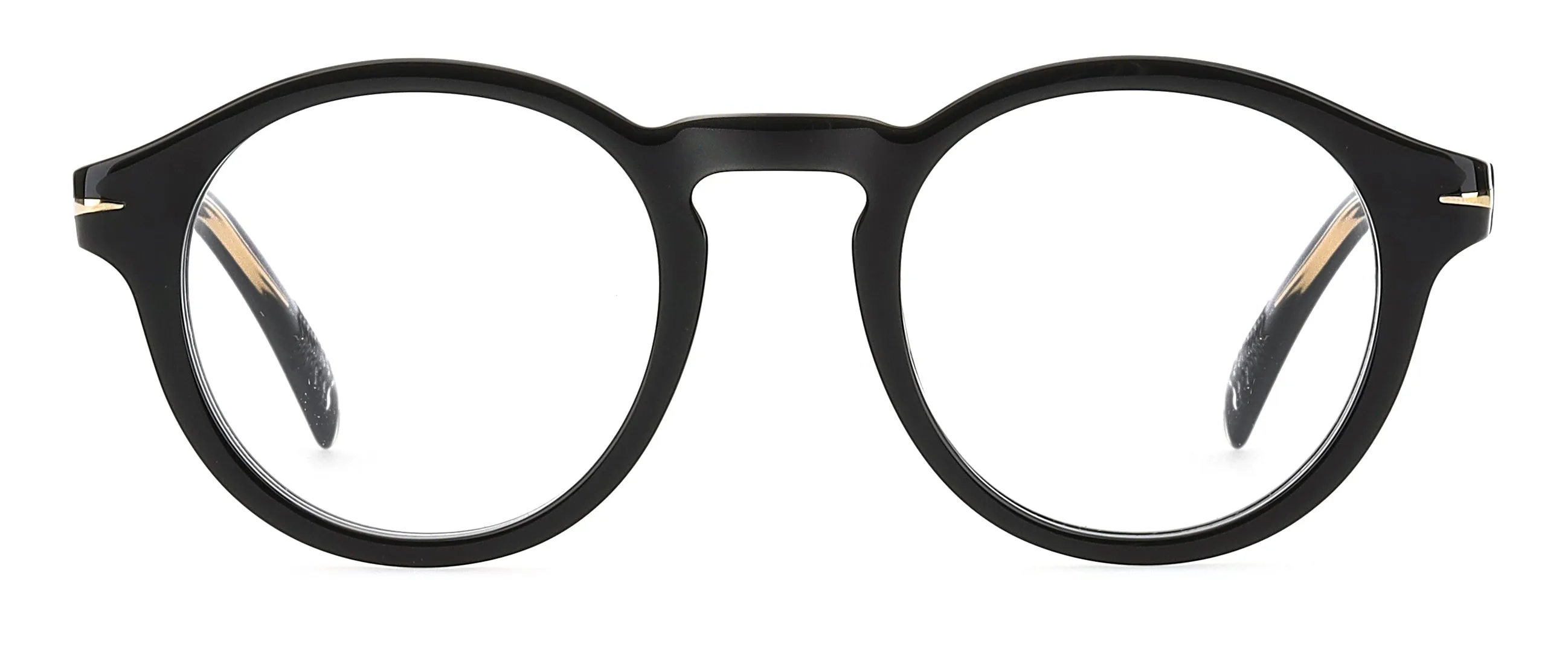 DAVID BECKHAM DB 7010 807 Montature da vista Acetato Nero Rotonda - immagine 2