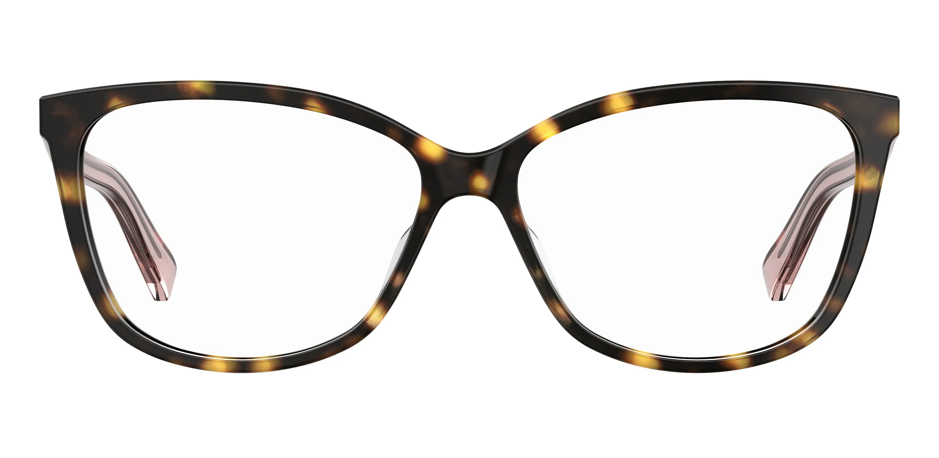 Moschino MOL546 086 Montature da vista Acetato Havana Squadrata - immagine 2