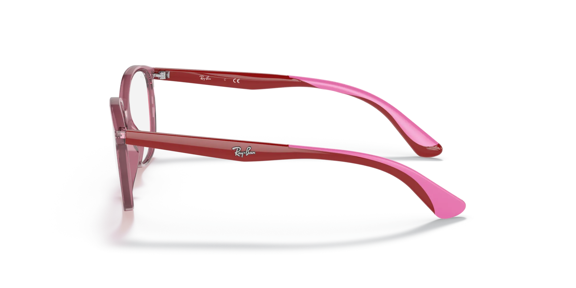 Ray - Ban RY1598 3777 Montature da vista bambino Plastica Rosso Squadrata - immagine 4
