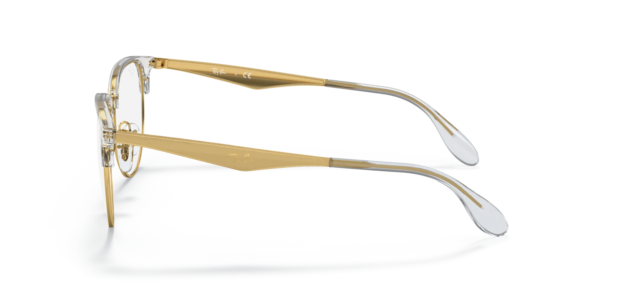 Ray - Ban RX6396 5762 Montature da vista Metallo Oro Trasparente Pantos Normale - immagine 4