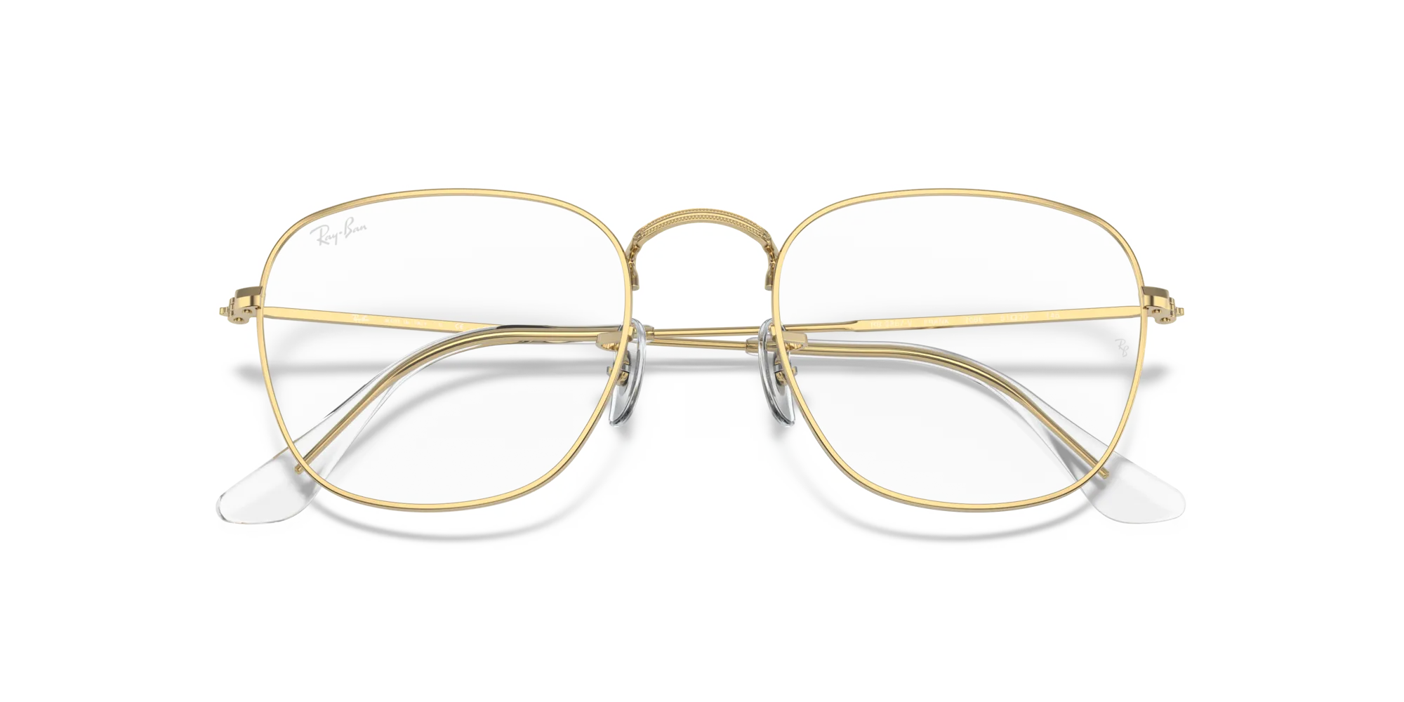 Ray - Ban RX3857V FRANK 3086 Montature da vista Metallo Oro Trasparente Squadrata Normale - immagine 2