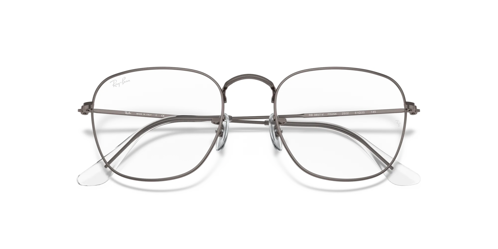 Ray - Ban RX3857V FRANK 2502 Montature da vista Metallo Grigio Trasparente Squadrata Normale - immagine 2