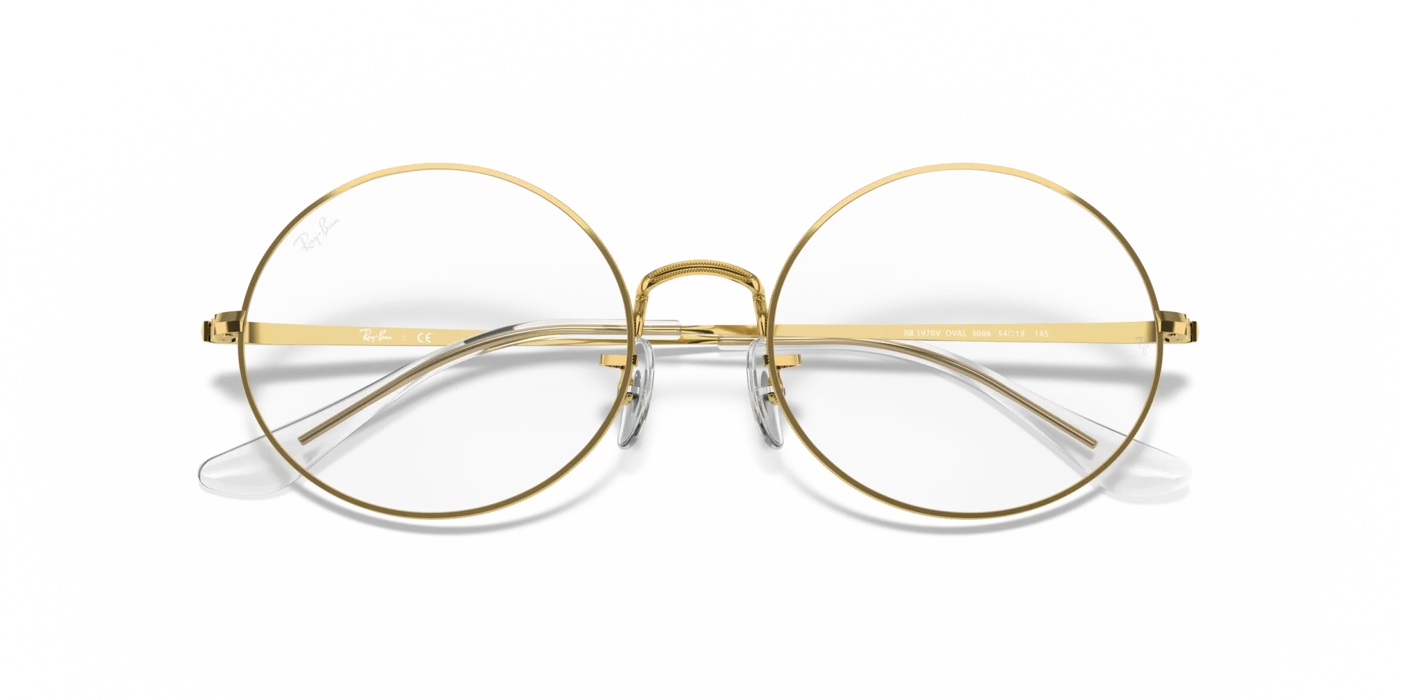 Ray - Ban RX1970V 3086 Montature da vista Metallo Oro Rotonda - immagine 2
