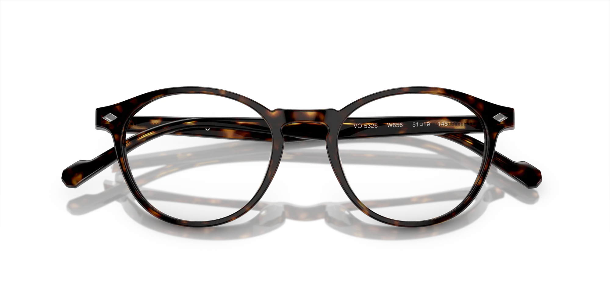 VOGUE EYEWEAR VO5326 W656 Montature da vista Acetato Marrone Rotonda Normale - immagine 2