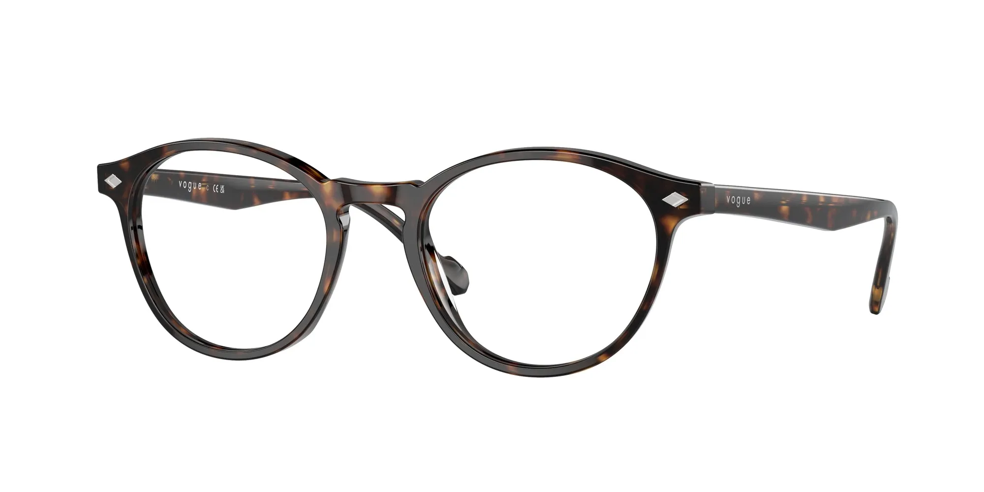 VOGUE EYEWEAR VO5326 W656 Montature da vista Acetato Havana Rotonda - immagine 1